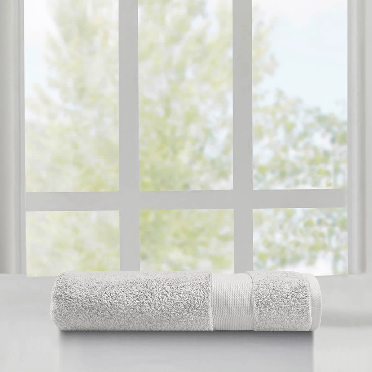 Providence Grey Egyptian Cotton Bath Towel, 30x60