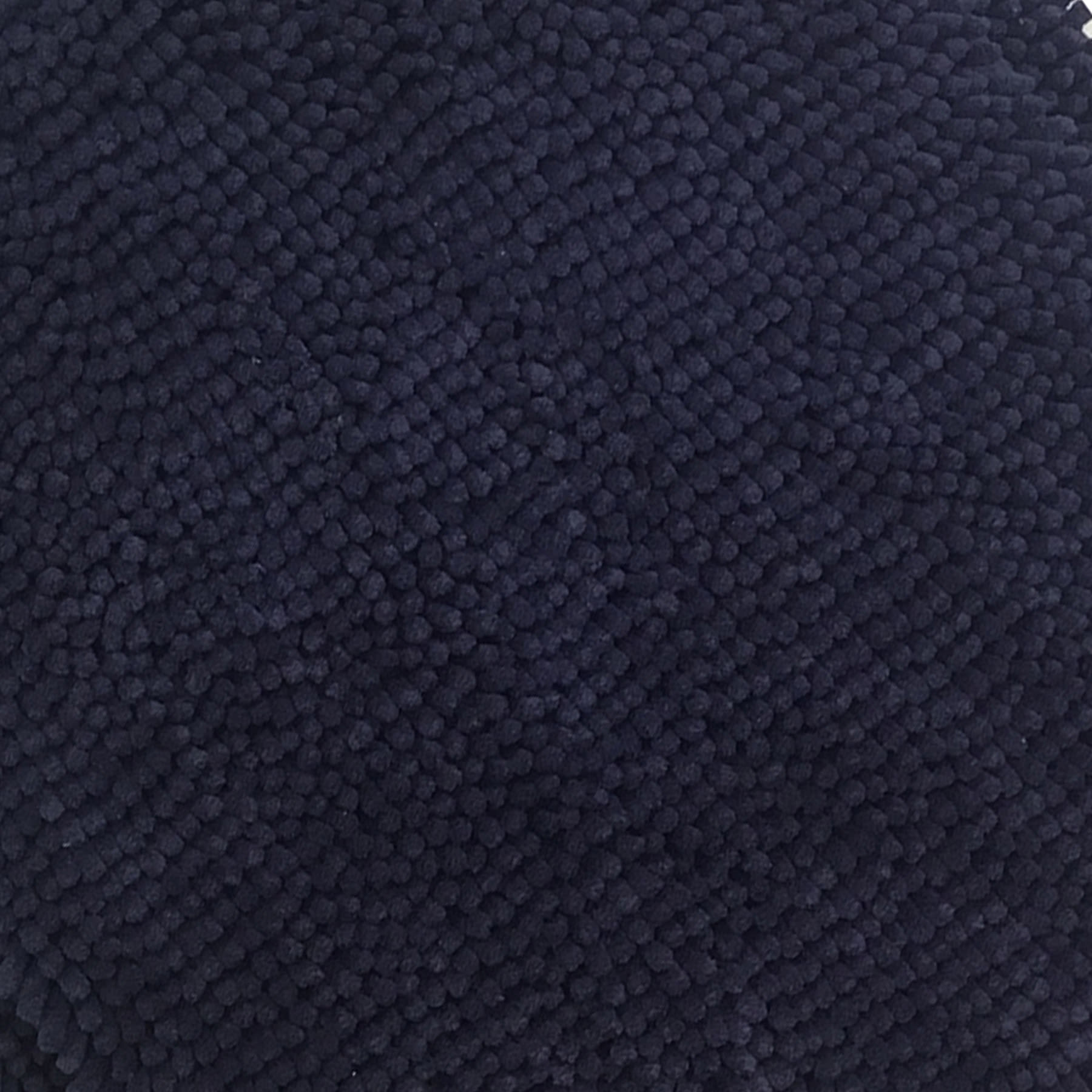 2-Piece Navy Blue Noodle Bath Rug Set, 17x24/20x32