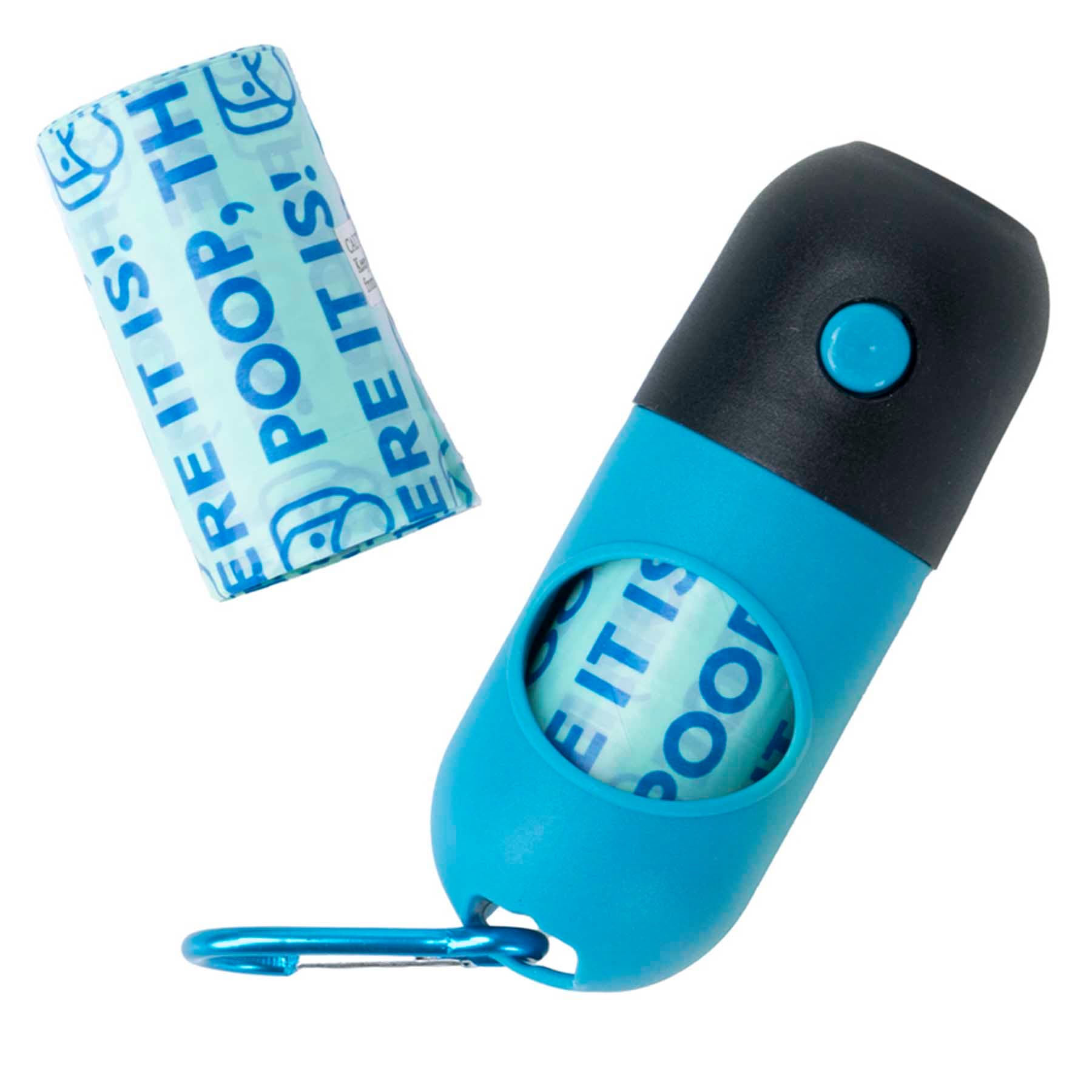 2-In-1 Flashlight & Pet Bag Dispenser, Assorted Colors