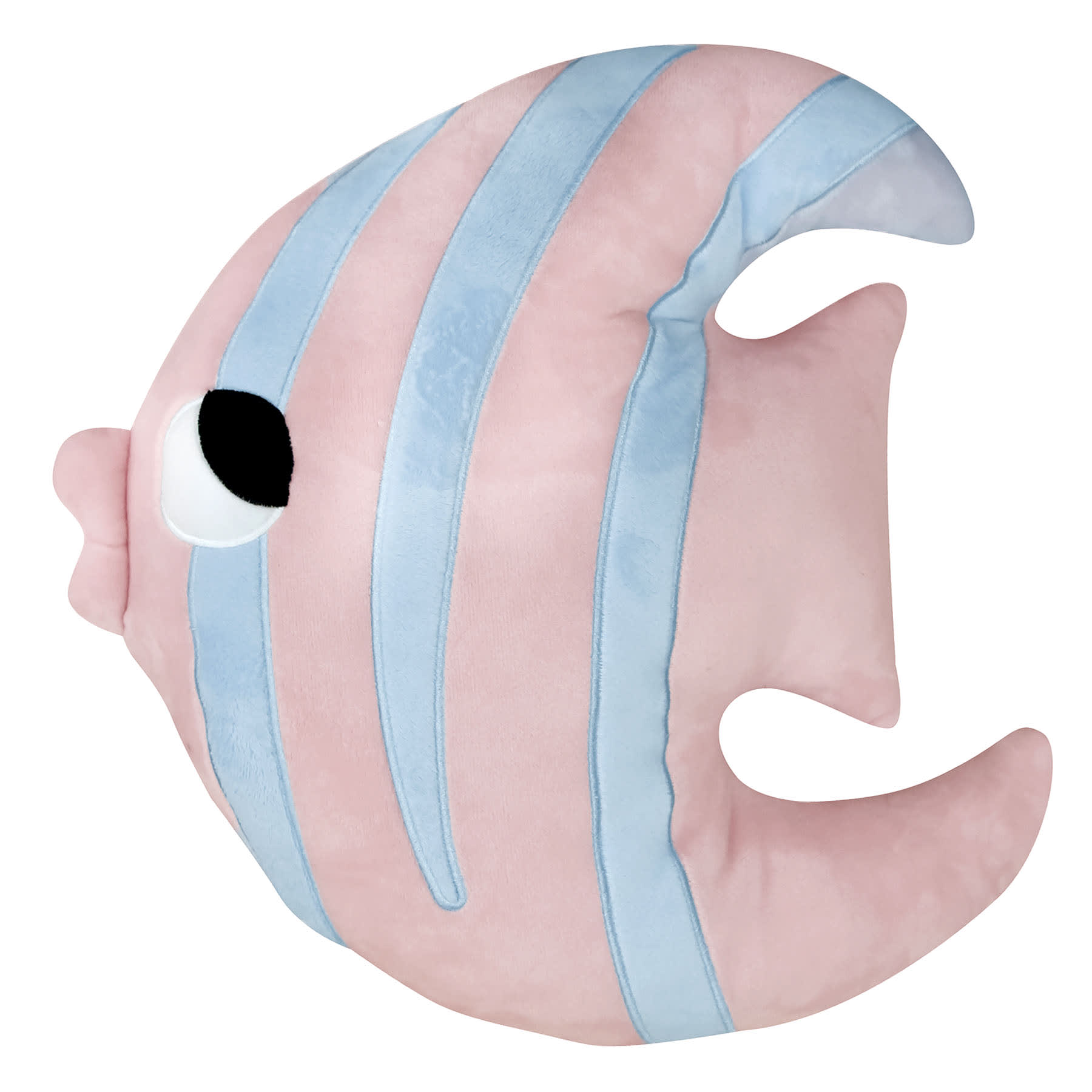 Tiny Dreamers Plush Friendly Fish Throw Pillow, 15.7"