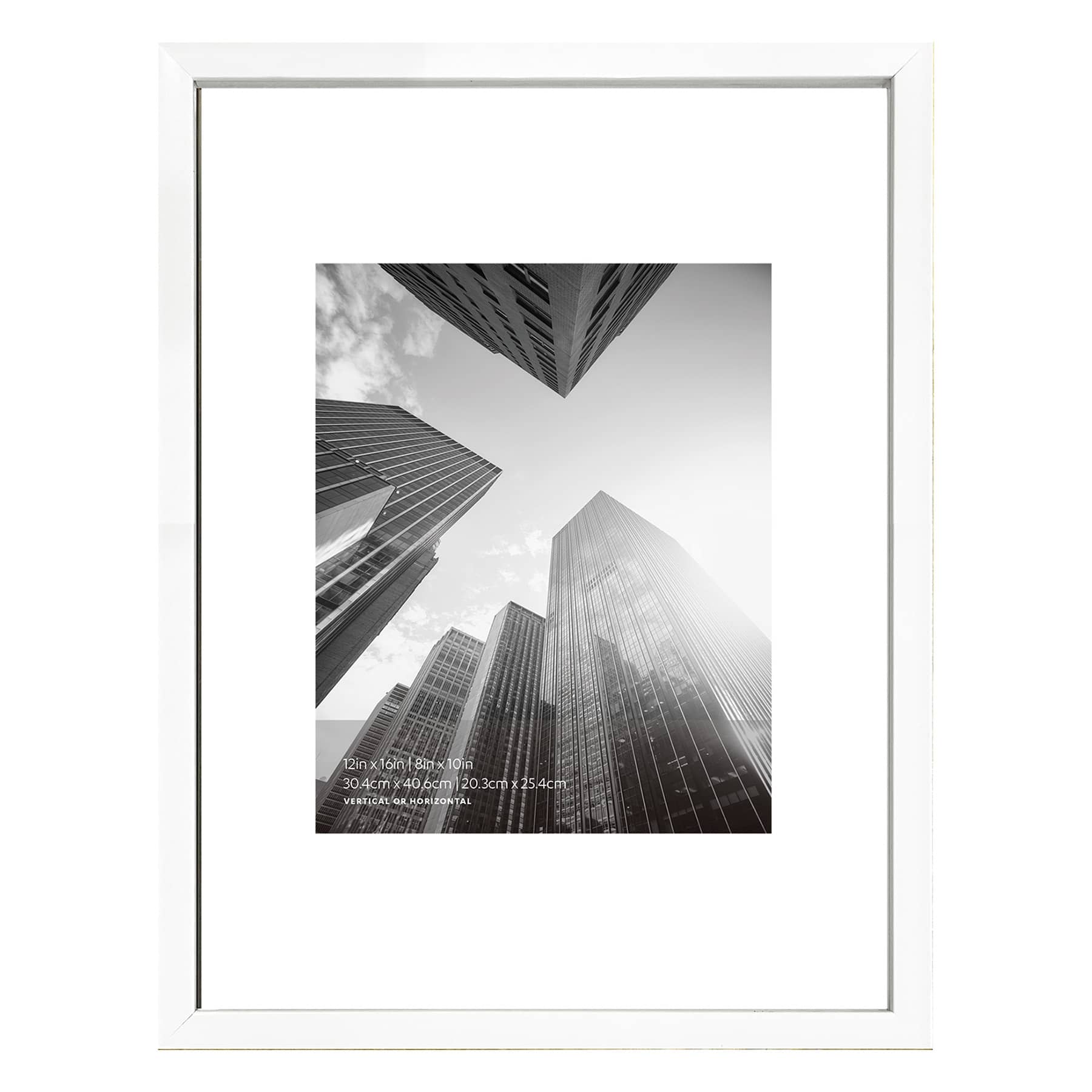 White Float Wall Frame, 12x16