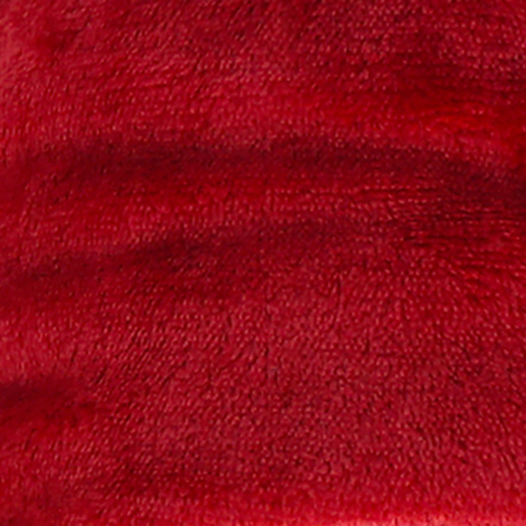 Red Microfiber Plush Throw Blanket, 50x60