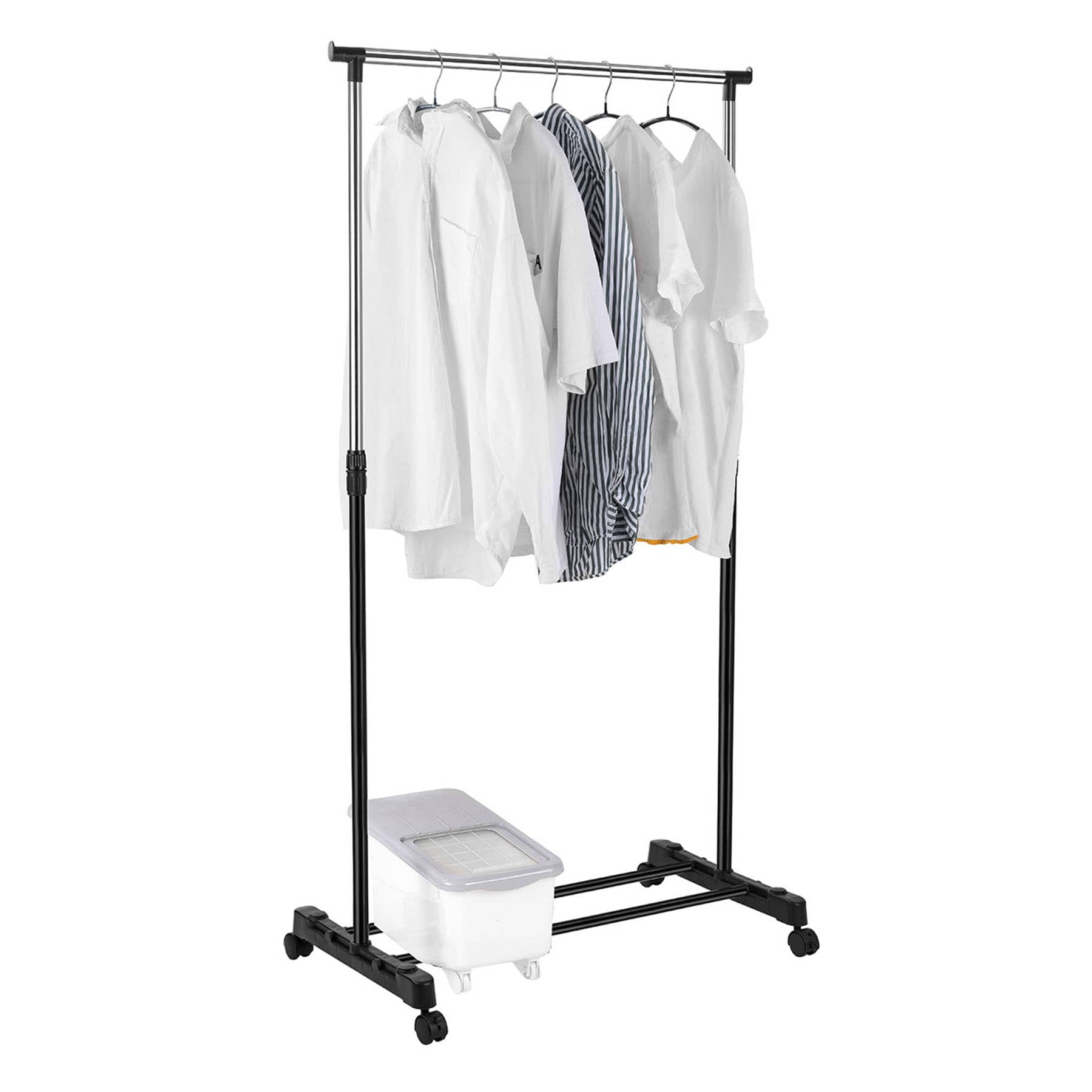 Adjustable Garment Rack, Chrome