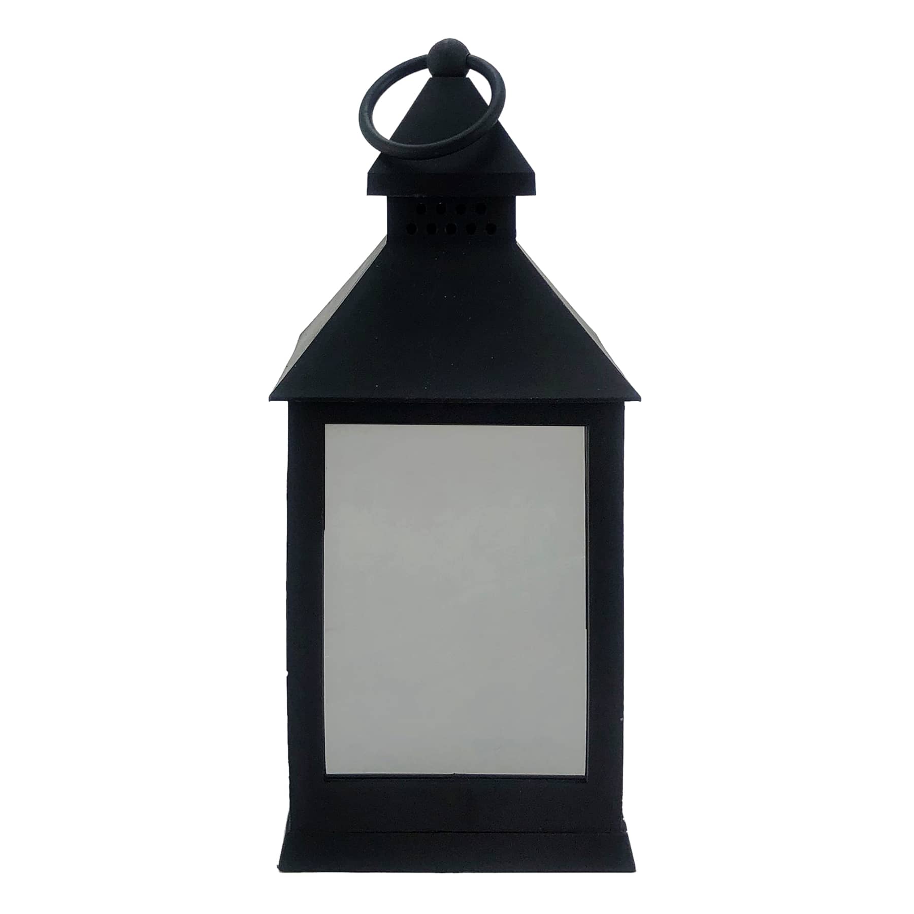 Black String LED Lantern, 9.5"