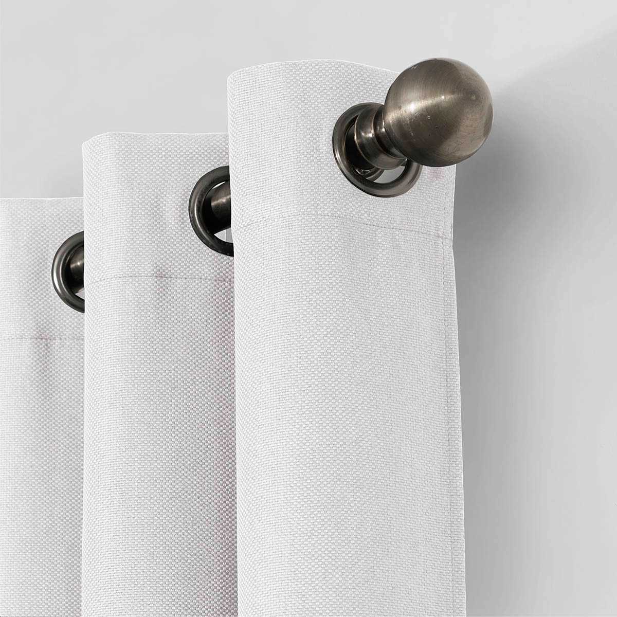 Rockwell Light Tan Blackout Grommet Curtain Panel, 84"