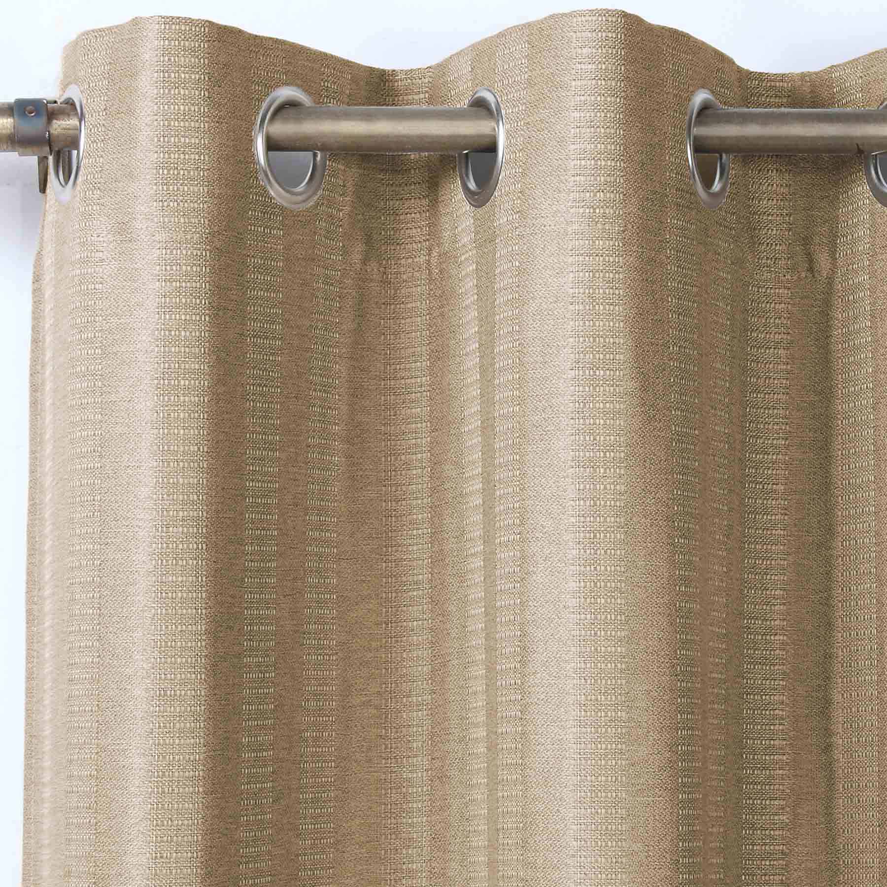 Honeybloom Sedgwick Taupe Blackout Curtain Panel, 84"