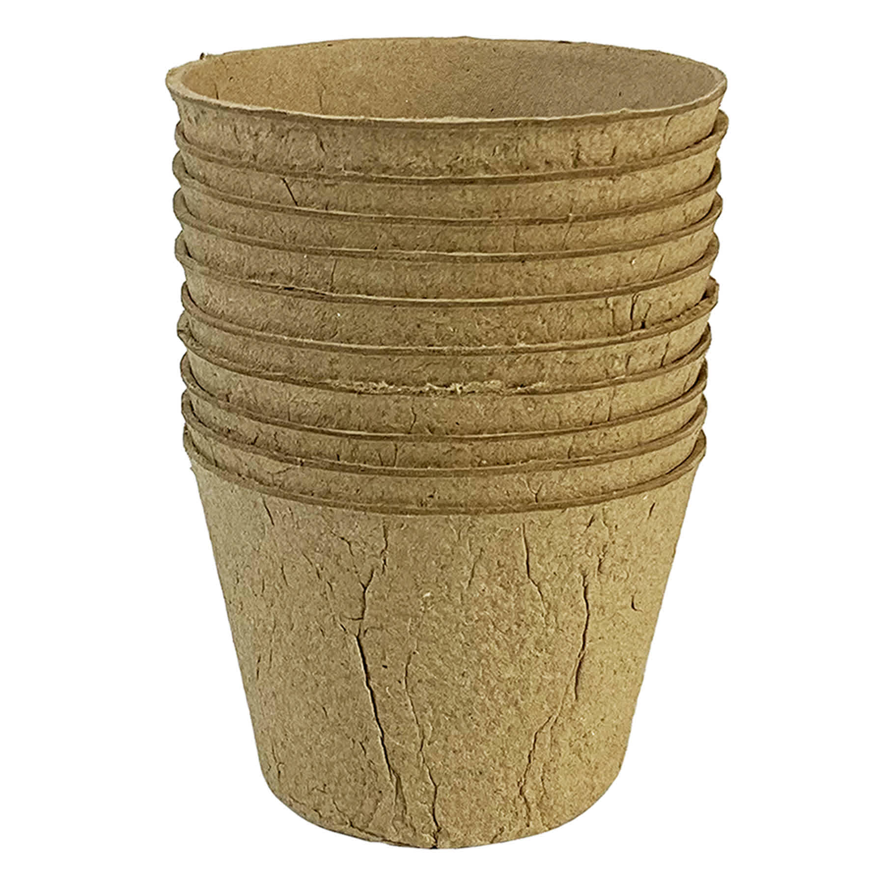 10-Pack Round Seed Starter Pots, 4"