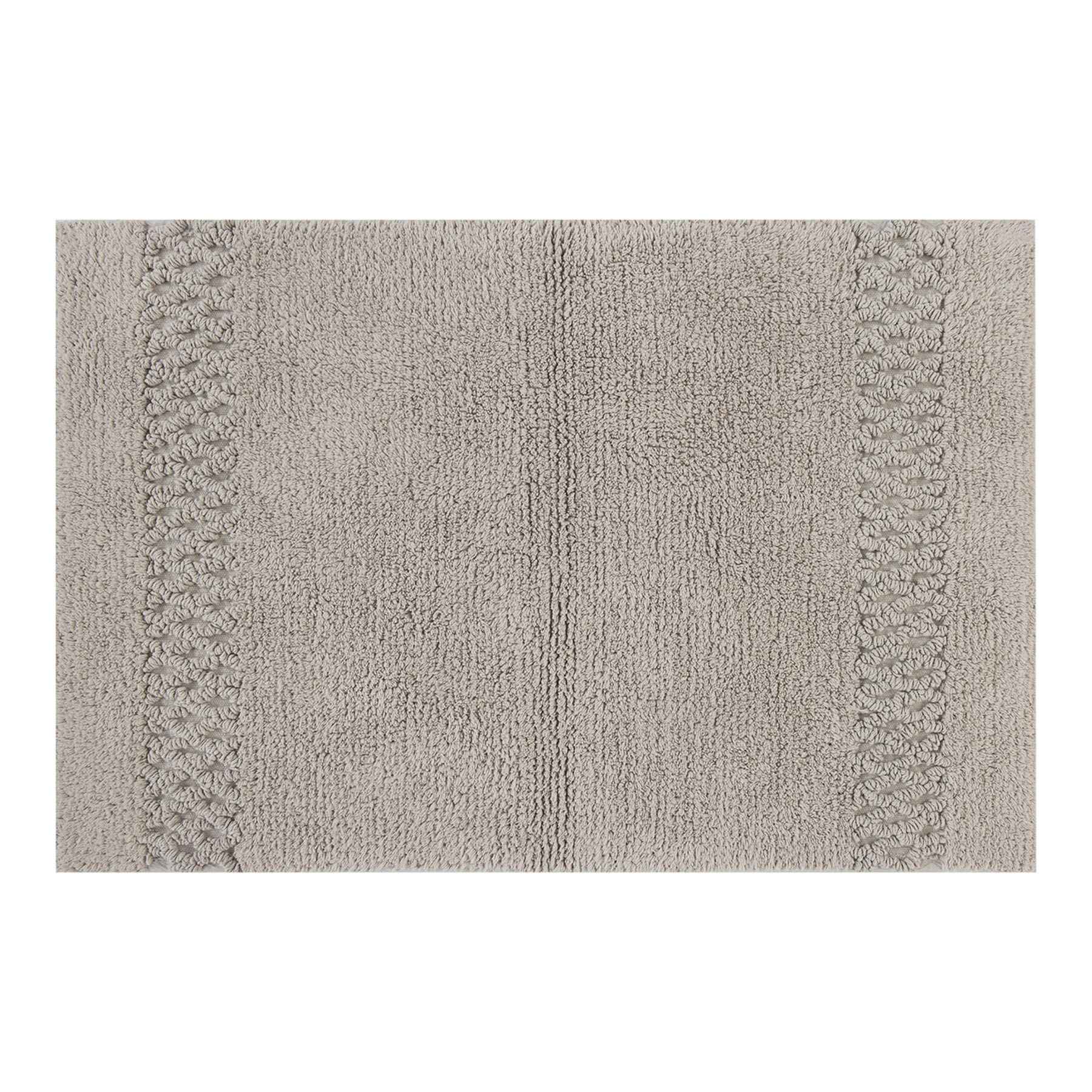 Providence Reversible Grey Bath Rug, 17x24