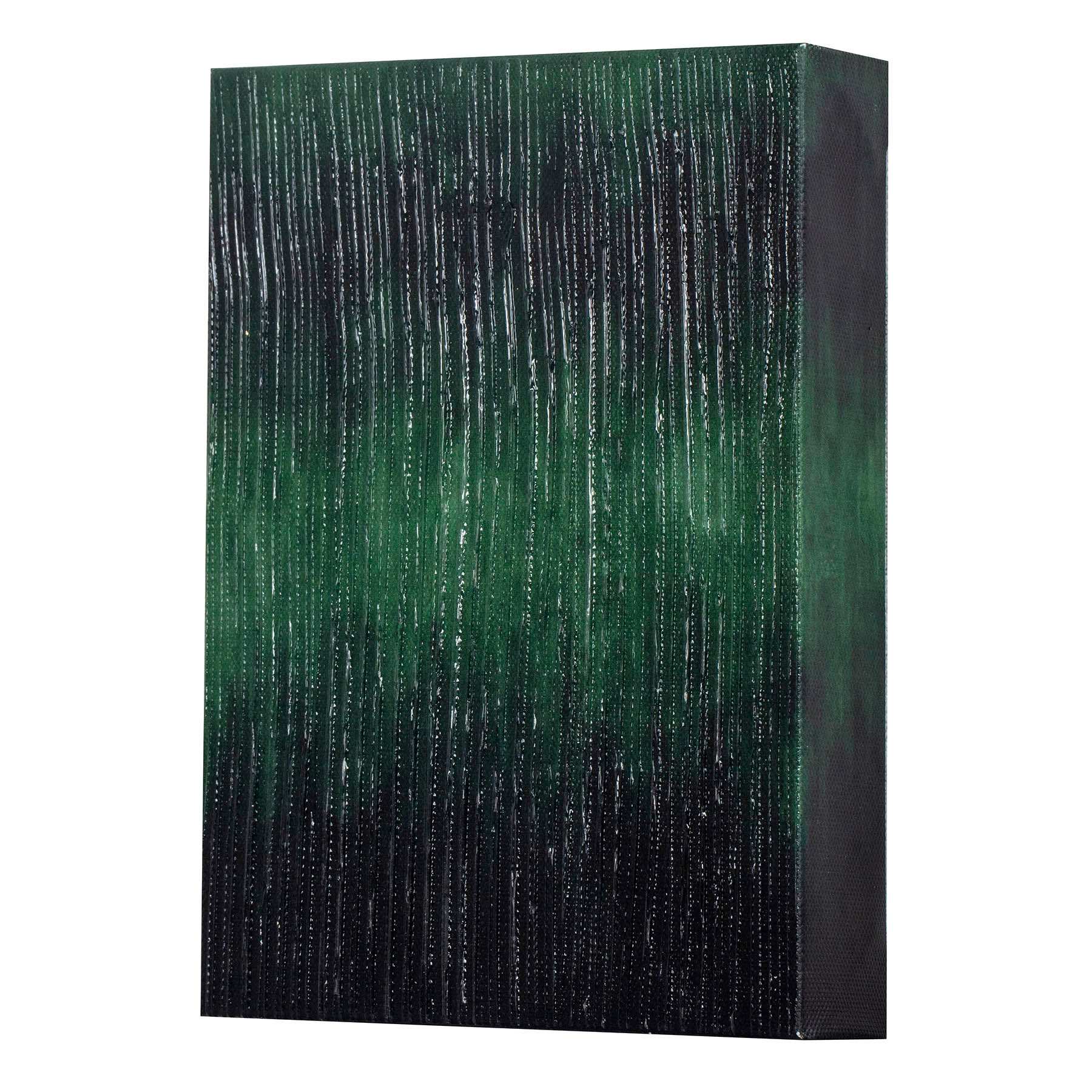 Found & Fable Green Canvas Block Art, 6x8