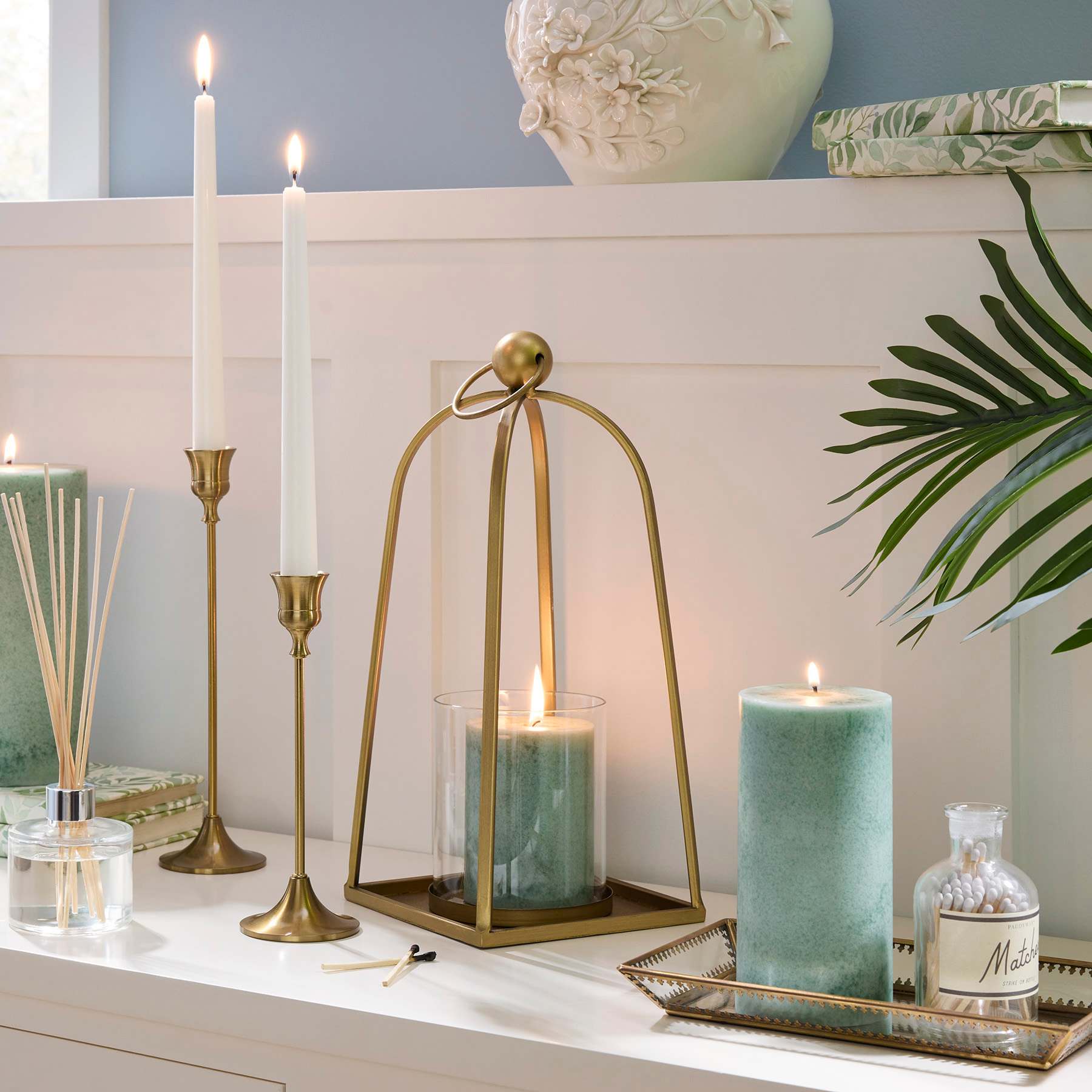 Providence Alder & Eucalyptus Scented Pillar Candle, 3x6