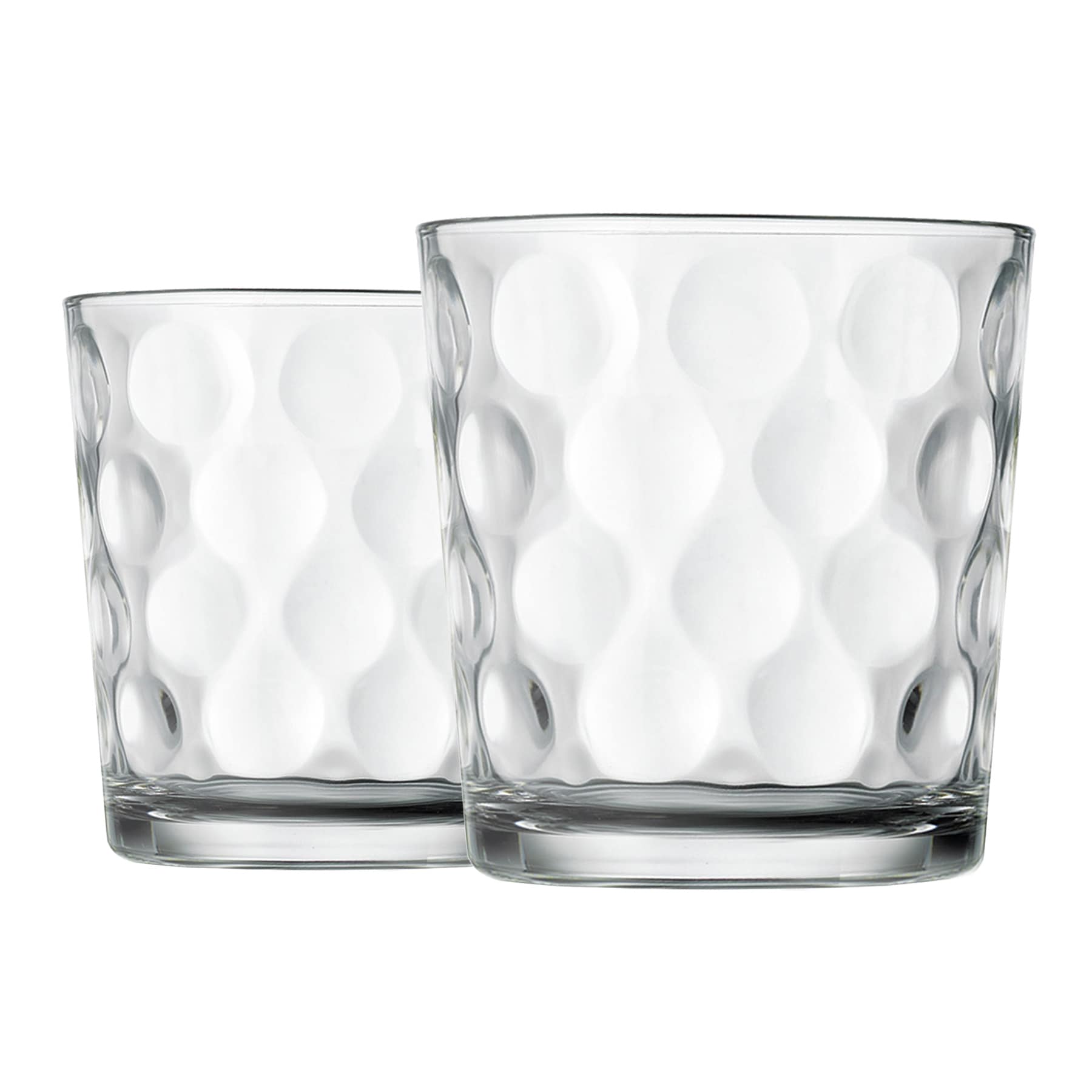 Set of 4 HE Eclipse Double Old Fashioned Glasses, 13oz