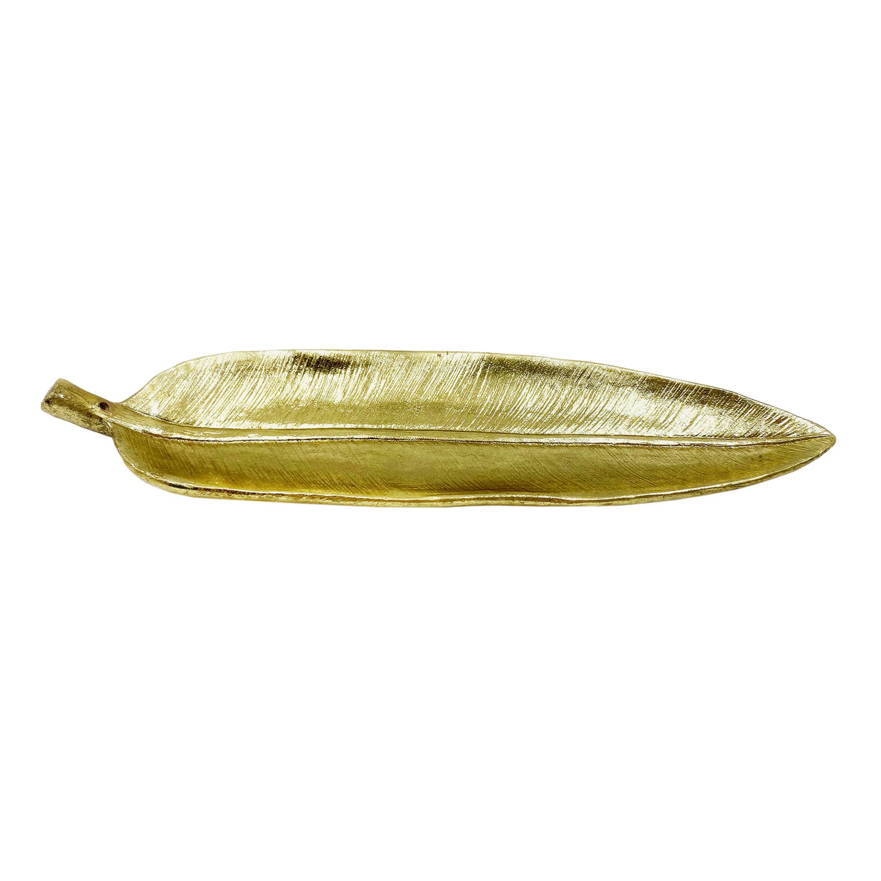 Found & Fable Gold Leaf Incense Holder, 9"