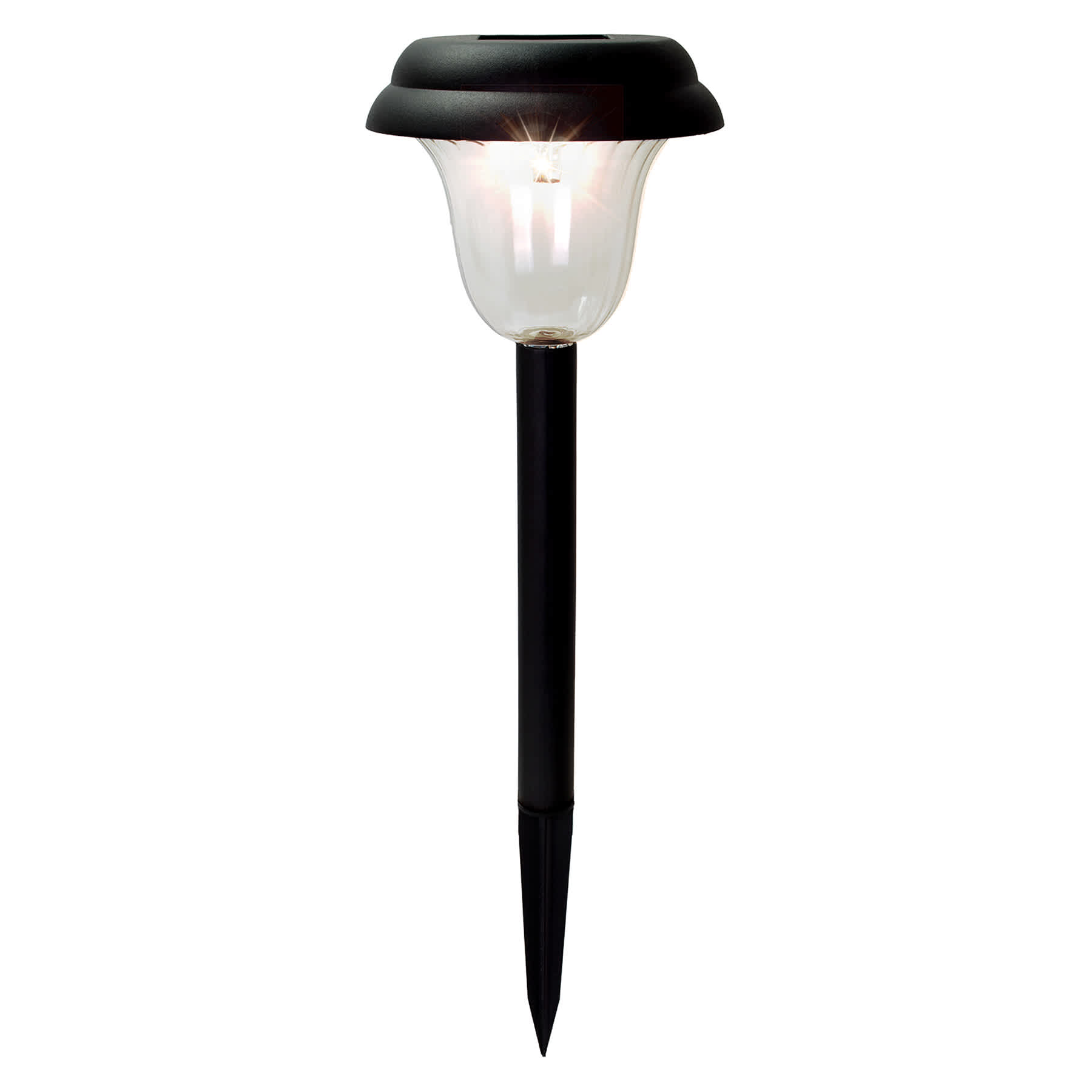 8-Pack 5-Lumen Solar Black Moonlight Pathway Lights