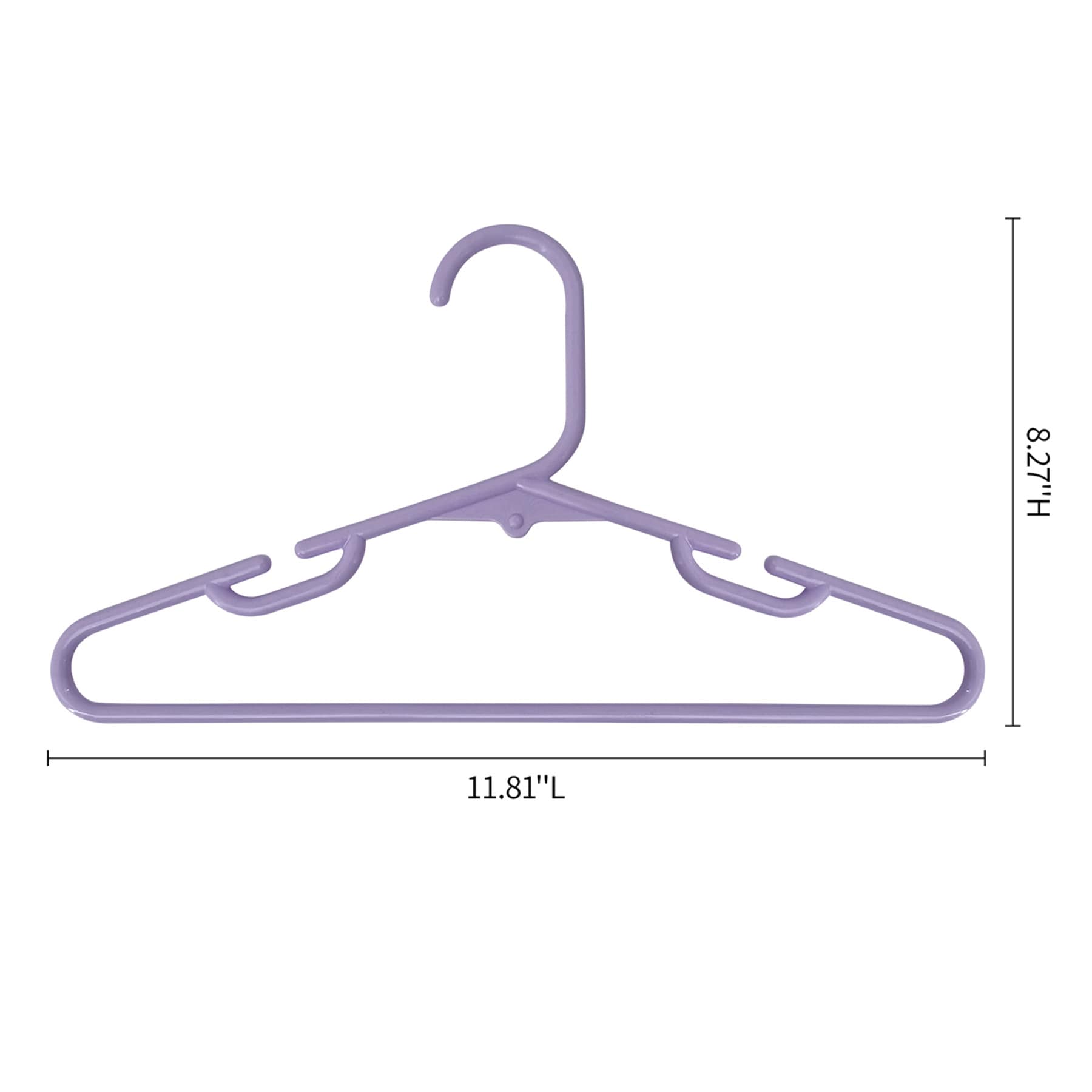 10-Pack Tiny Dreamers Hanger, Purple