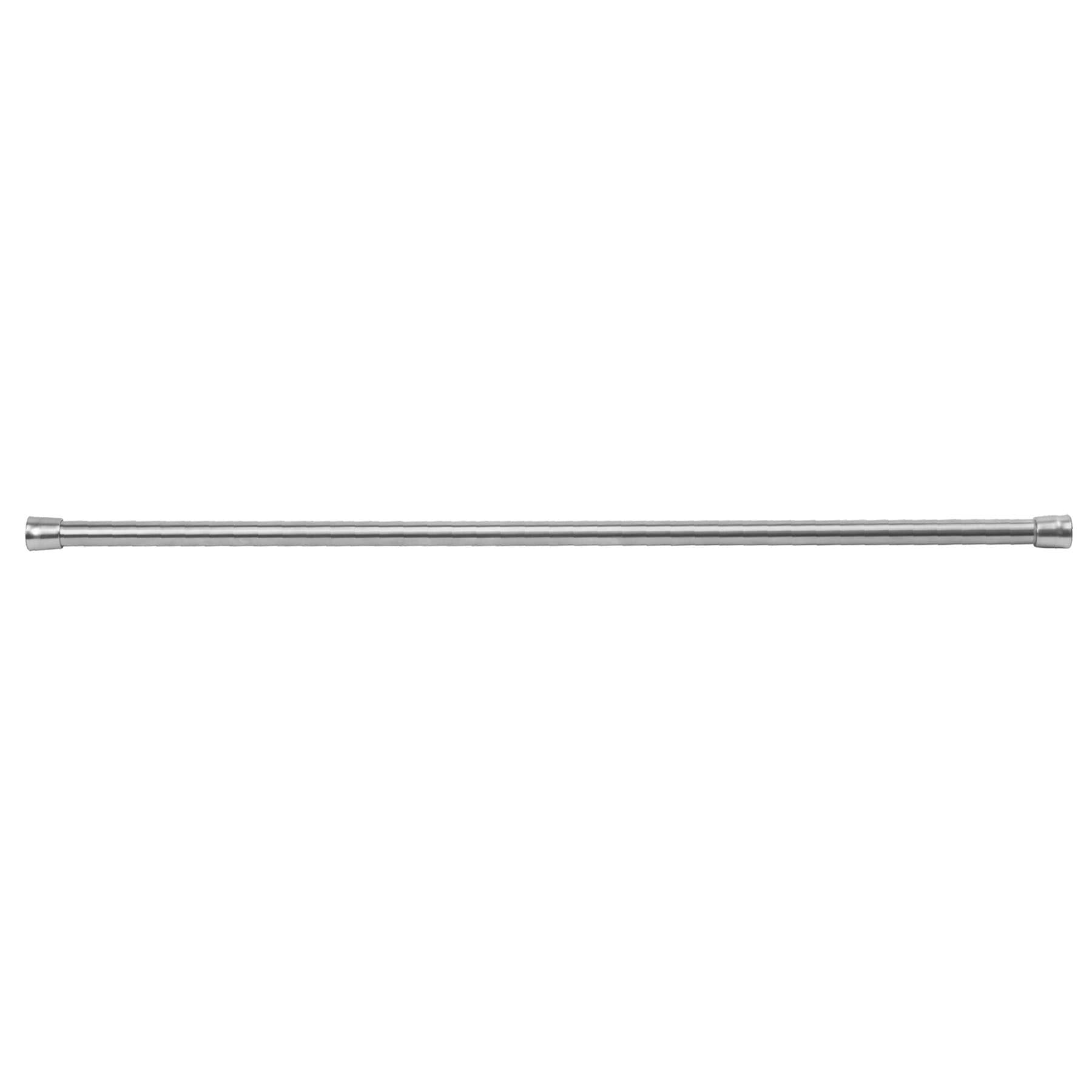 Metal Powder Coated Grey Tension Rod, 41-76"