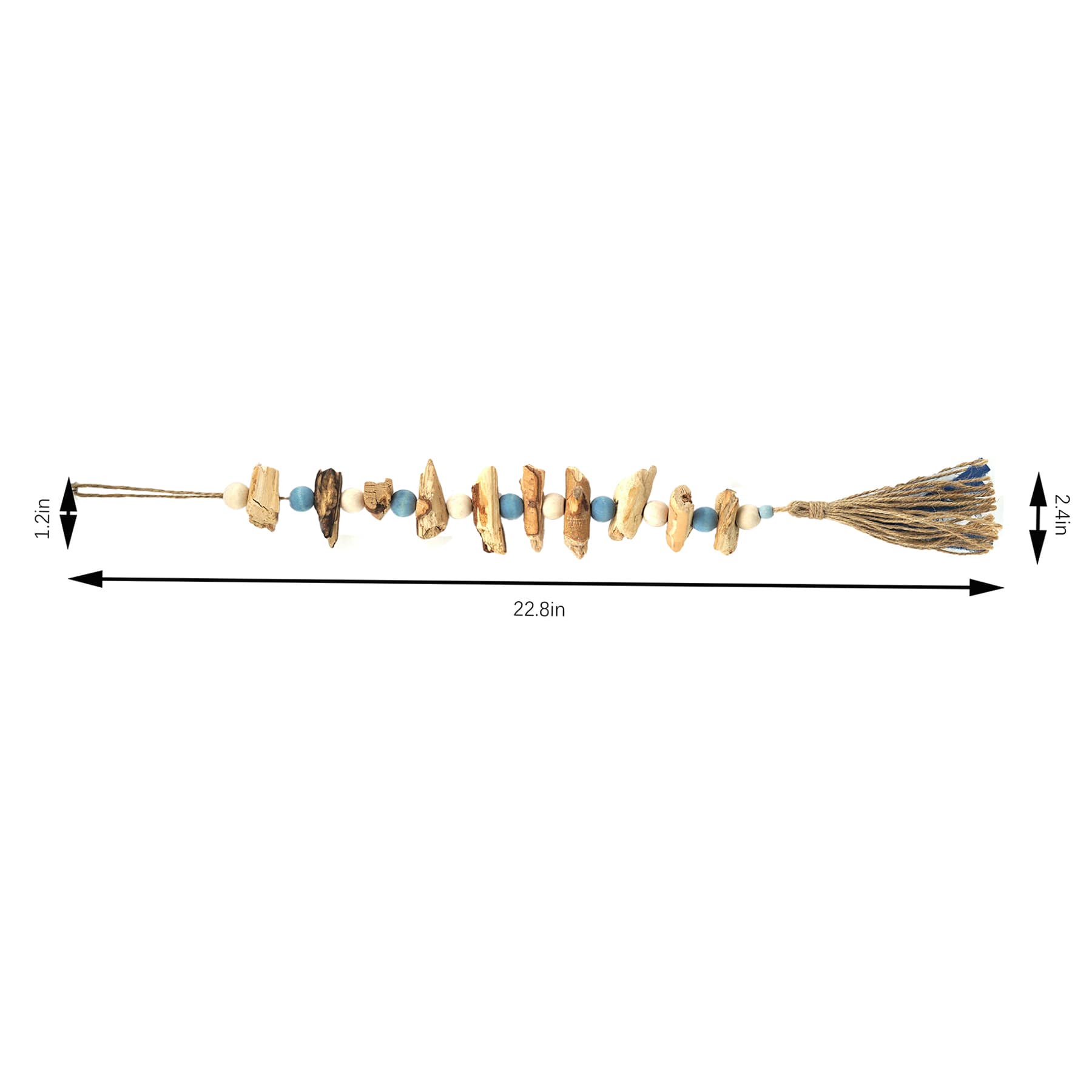 Ty Pennington Driftwood Bead Garland, 14"