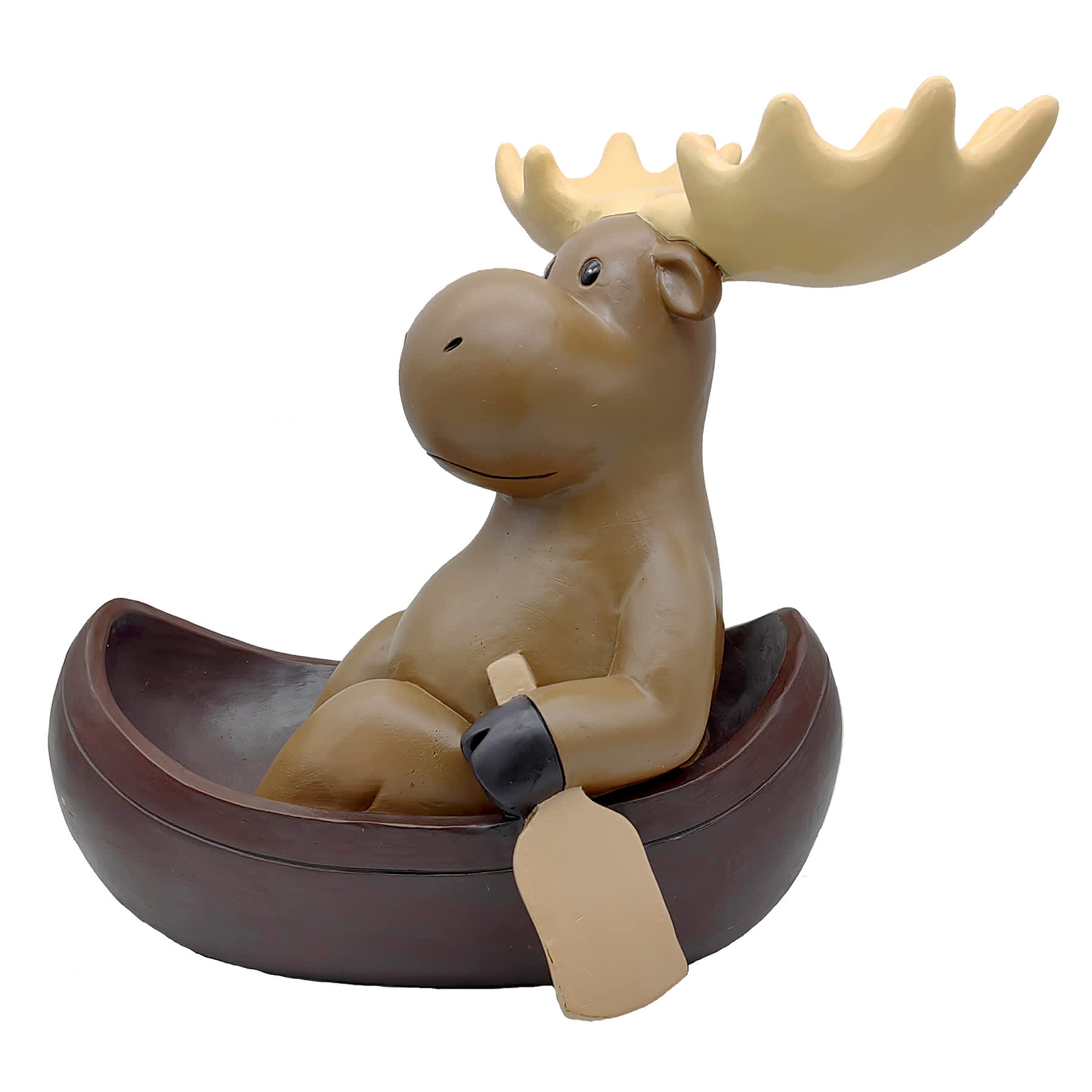 Moose Outdoor Garden Statue, 14"