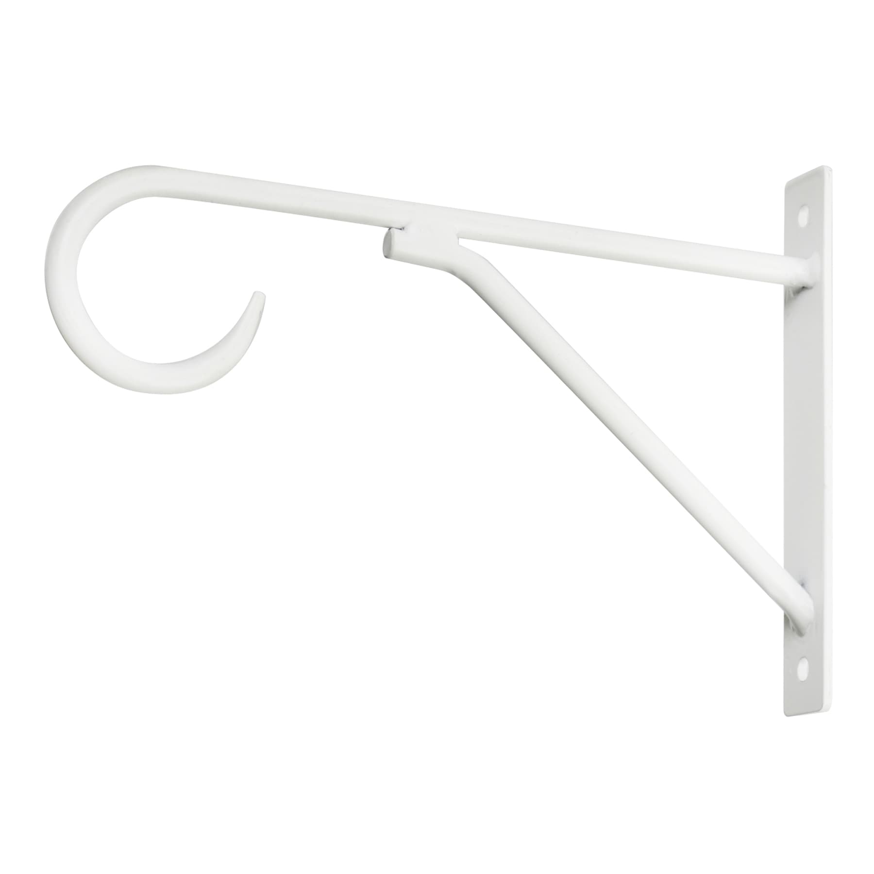 Garden Planter Hook, Satin White