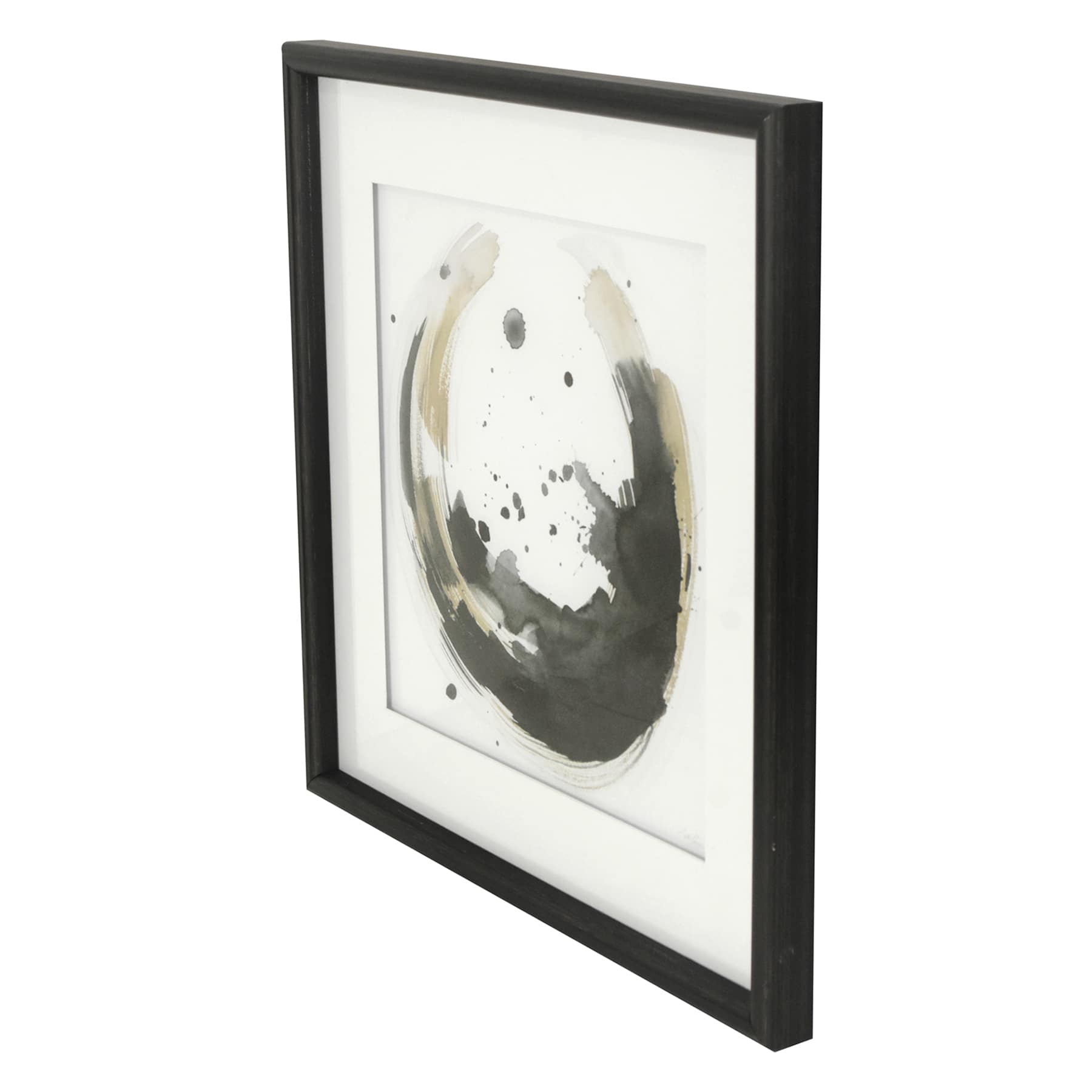 Crosby St. Glass Framed Abstract Print Wall Art, 16"