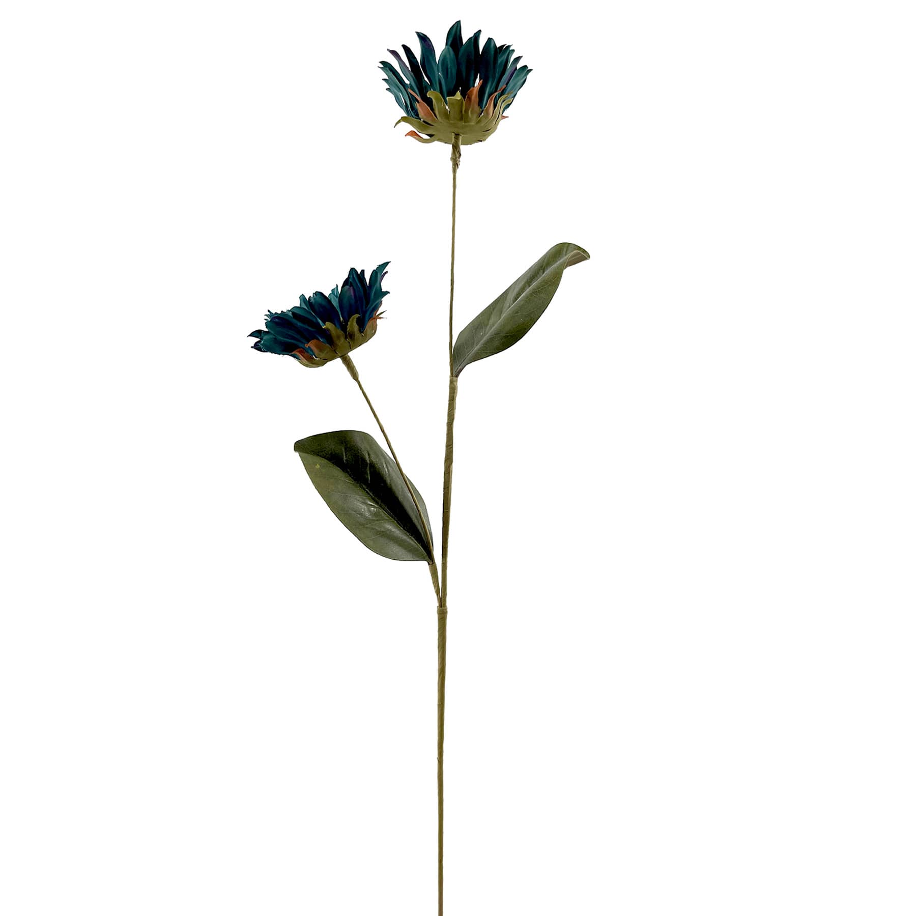 Blue Sunflower Stem, 28"