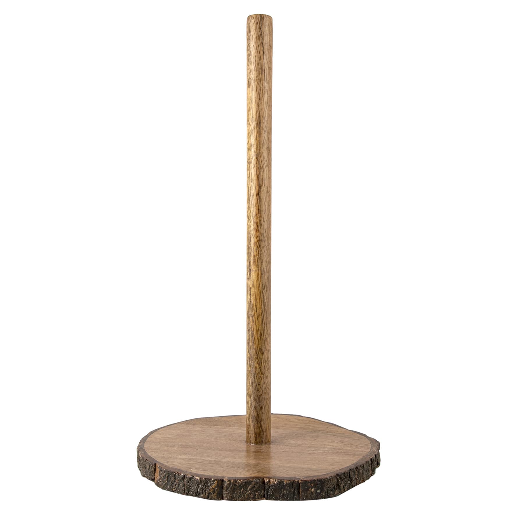 Bark Wood Edge Paper Towel Holder