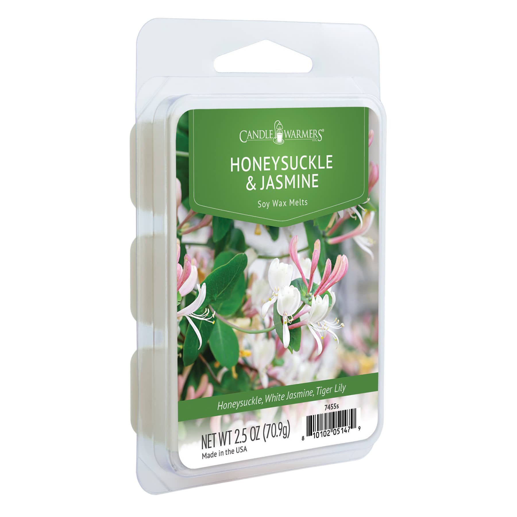 Honeysuckle & Jasmine Scented Wax Melts, 2.5oz