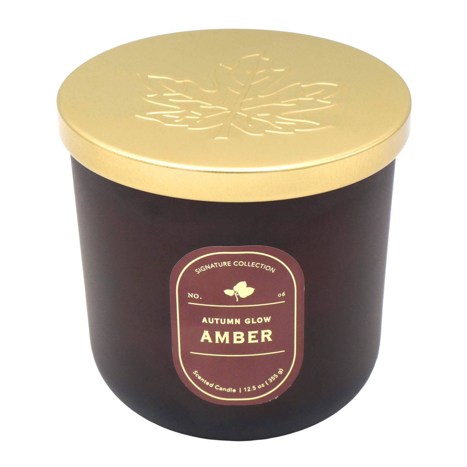Autumn Glow Amber Scented Jar Candle, 12.5oz