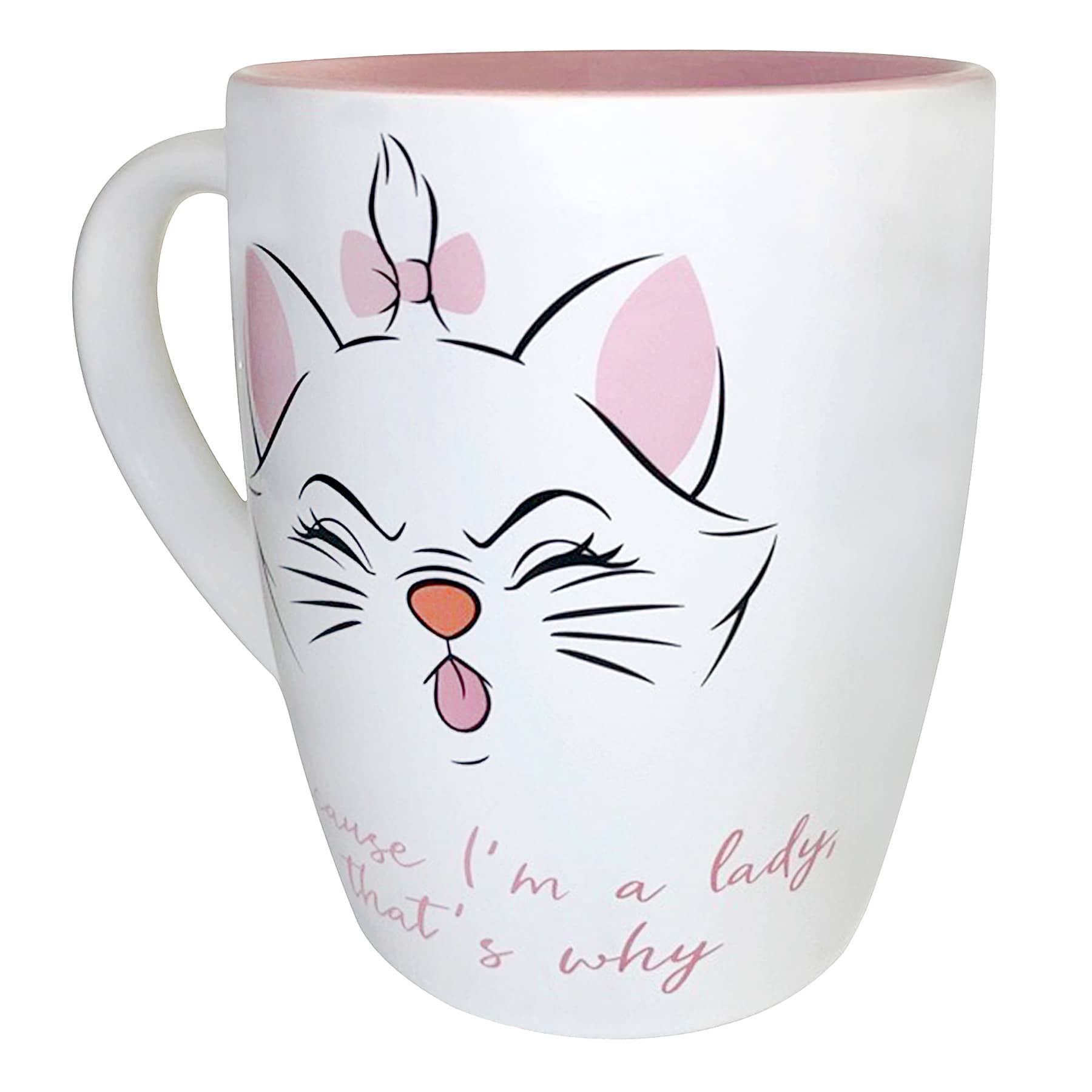 Disney Aristocrats Marie Raspberry 25oz Jumbo Ceramic Mug