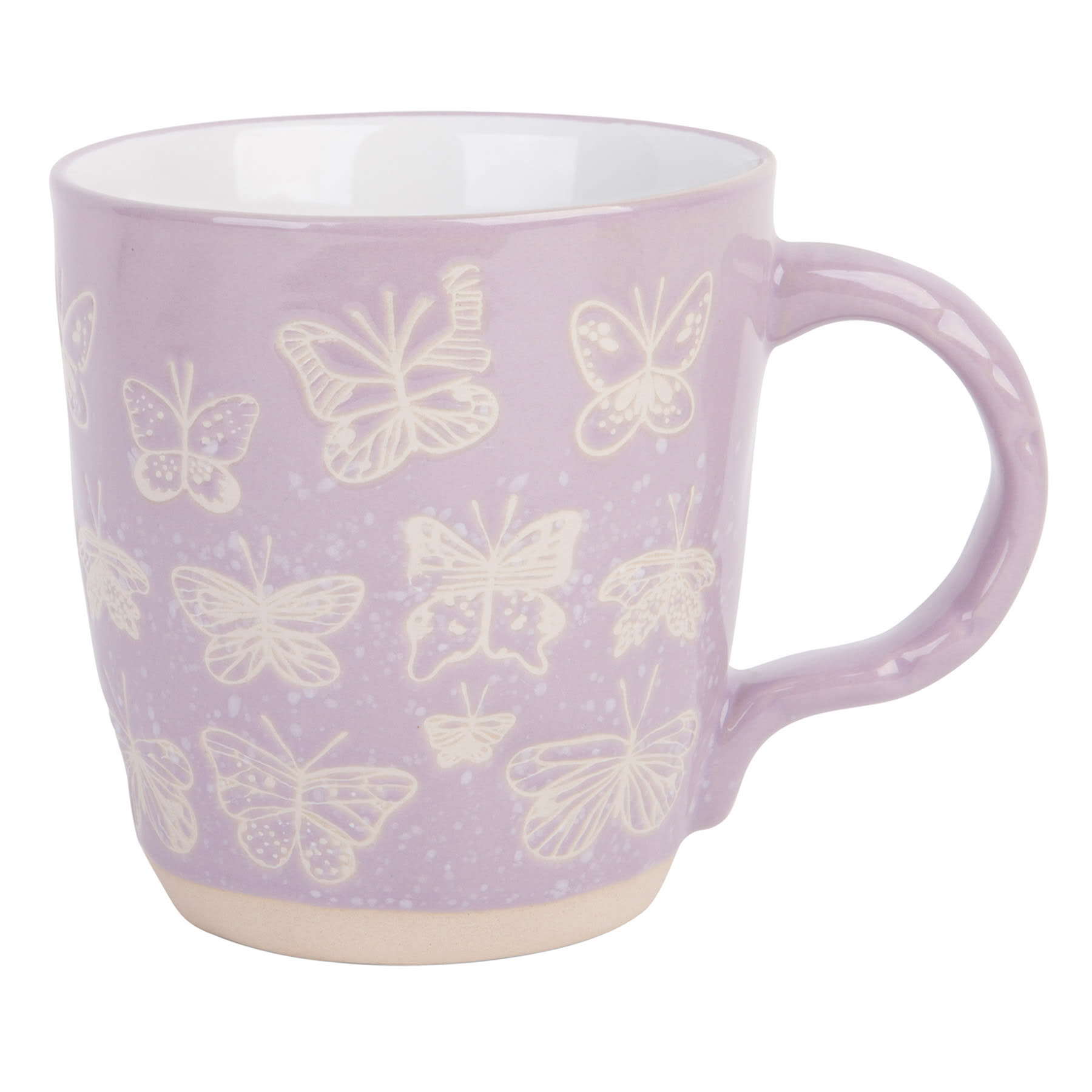 Lavender Butterflies Mug, 16.5oz