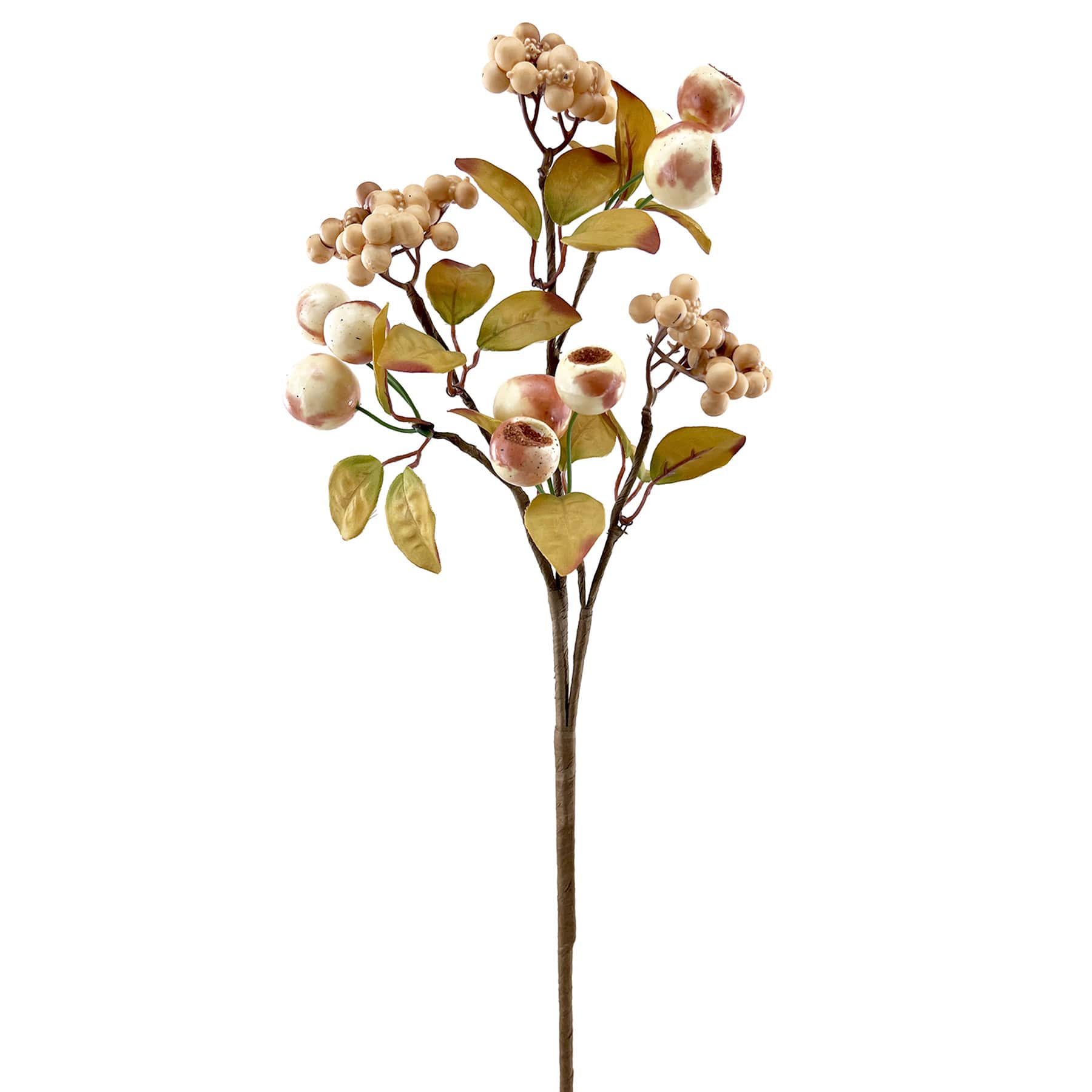 Cream Berries Stem, 19"