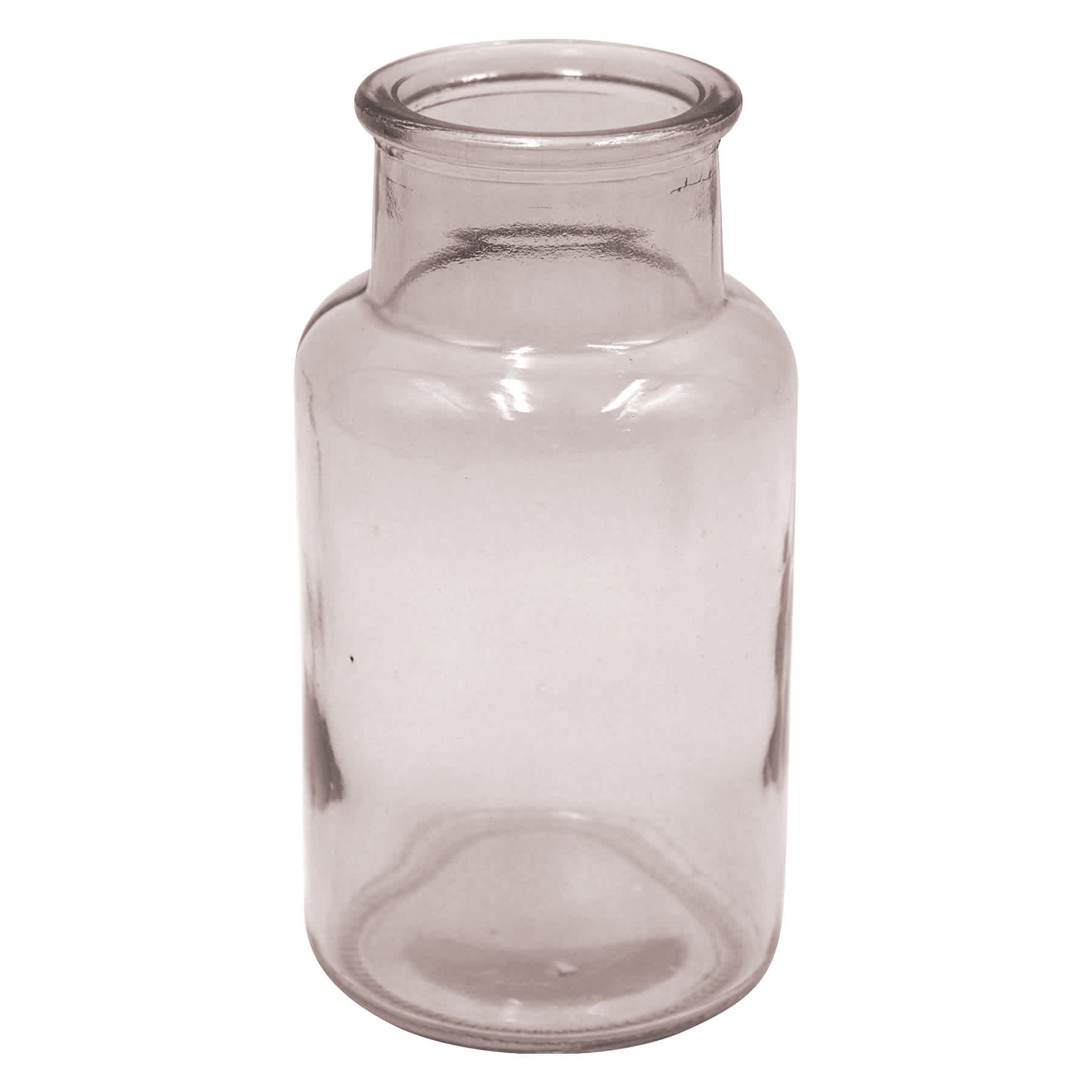 Pink Glass Bud Vase, 5"