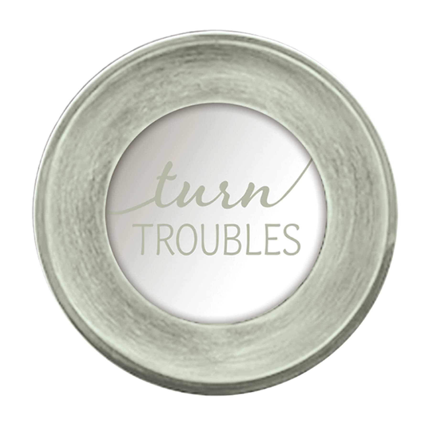 3-Piece Turn Troubles Into Bubbles Wall Mirror Set, 10"