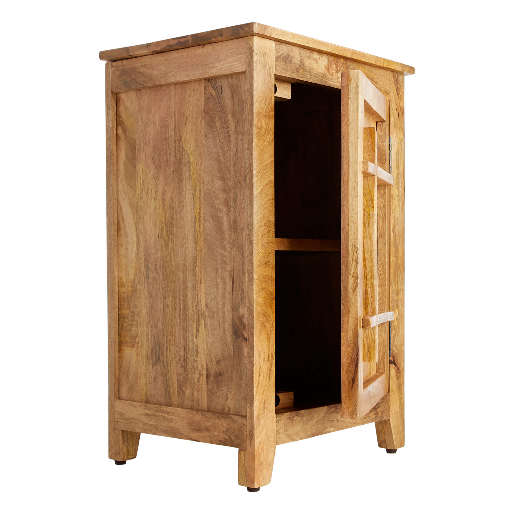 1-Door Mango Wood Cabinet