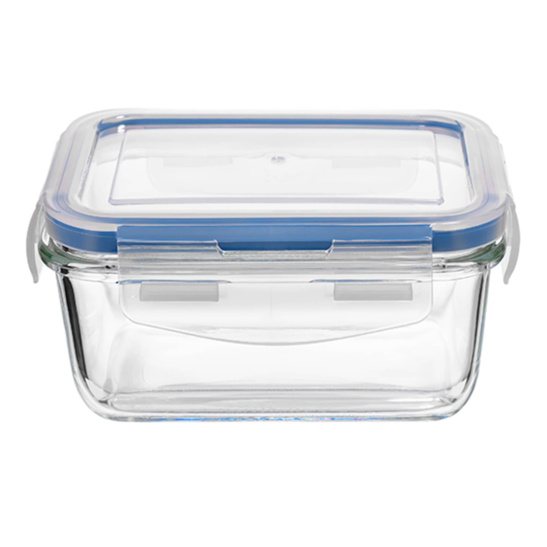 6-Piece Square Glass Food Storage Set with Locking Lids