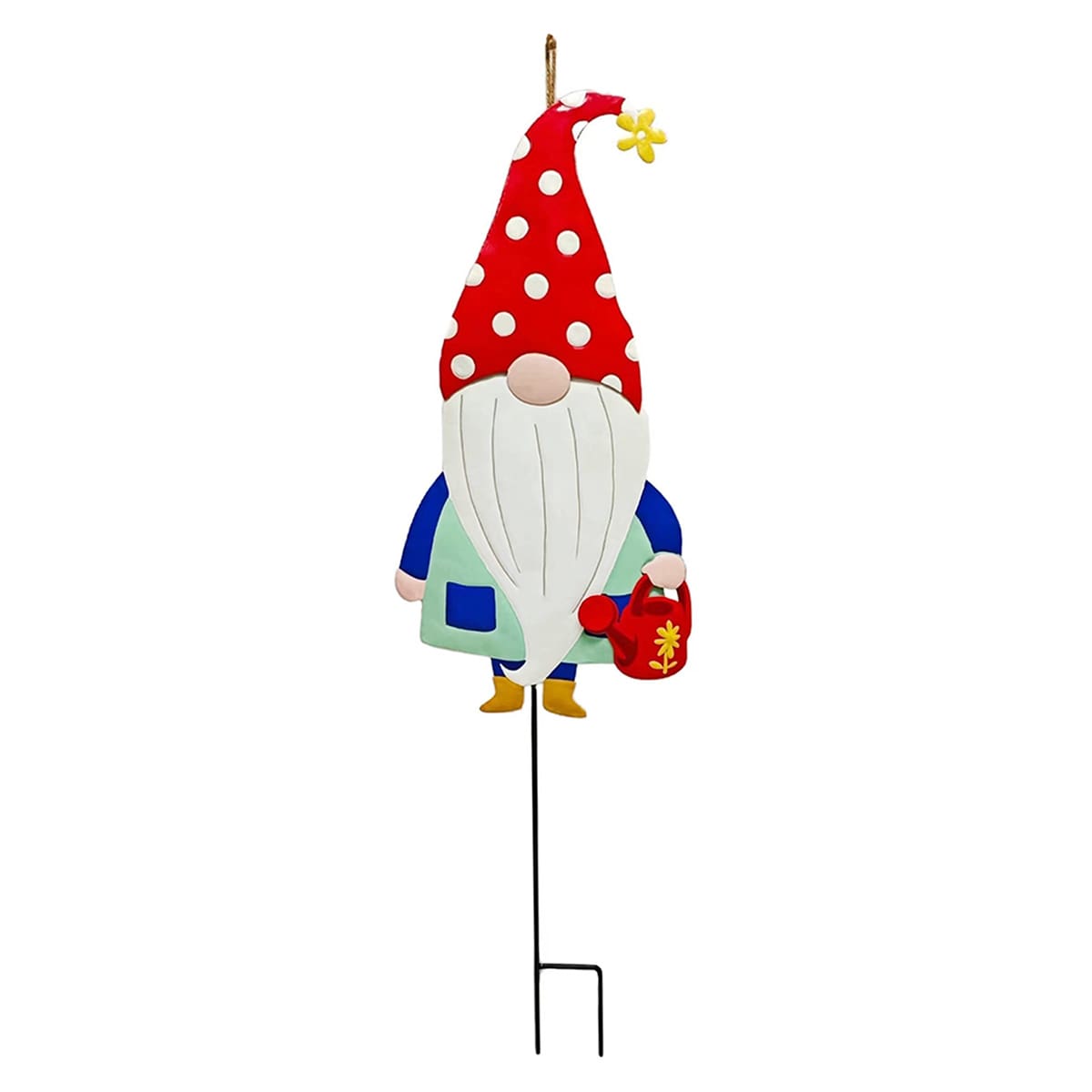 Sunny Club Metal Boy Gnome Yard Stake, 36"
