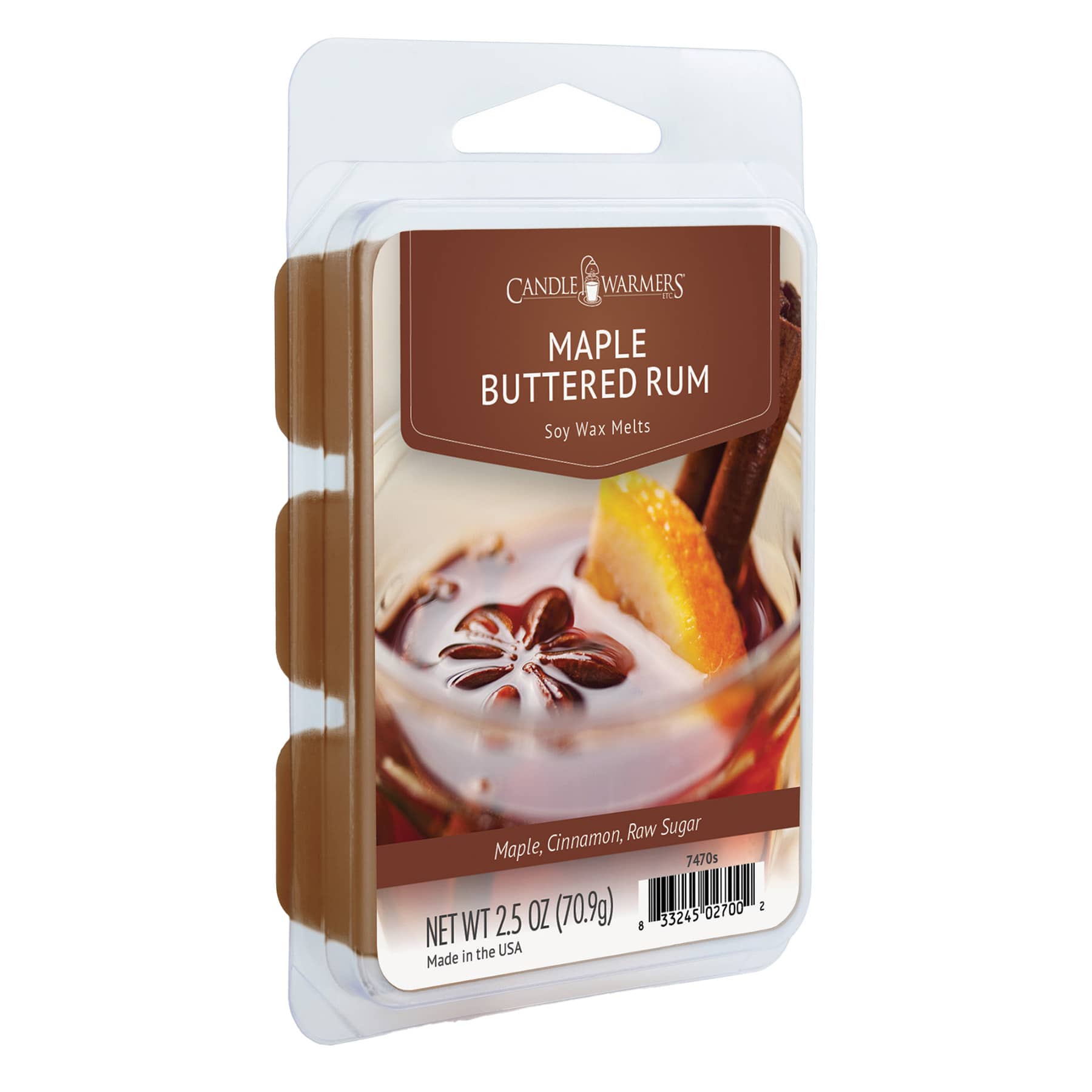 Maple Butter Rum Scented Wax Melts, 2.5oz