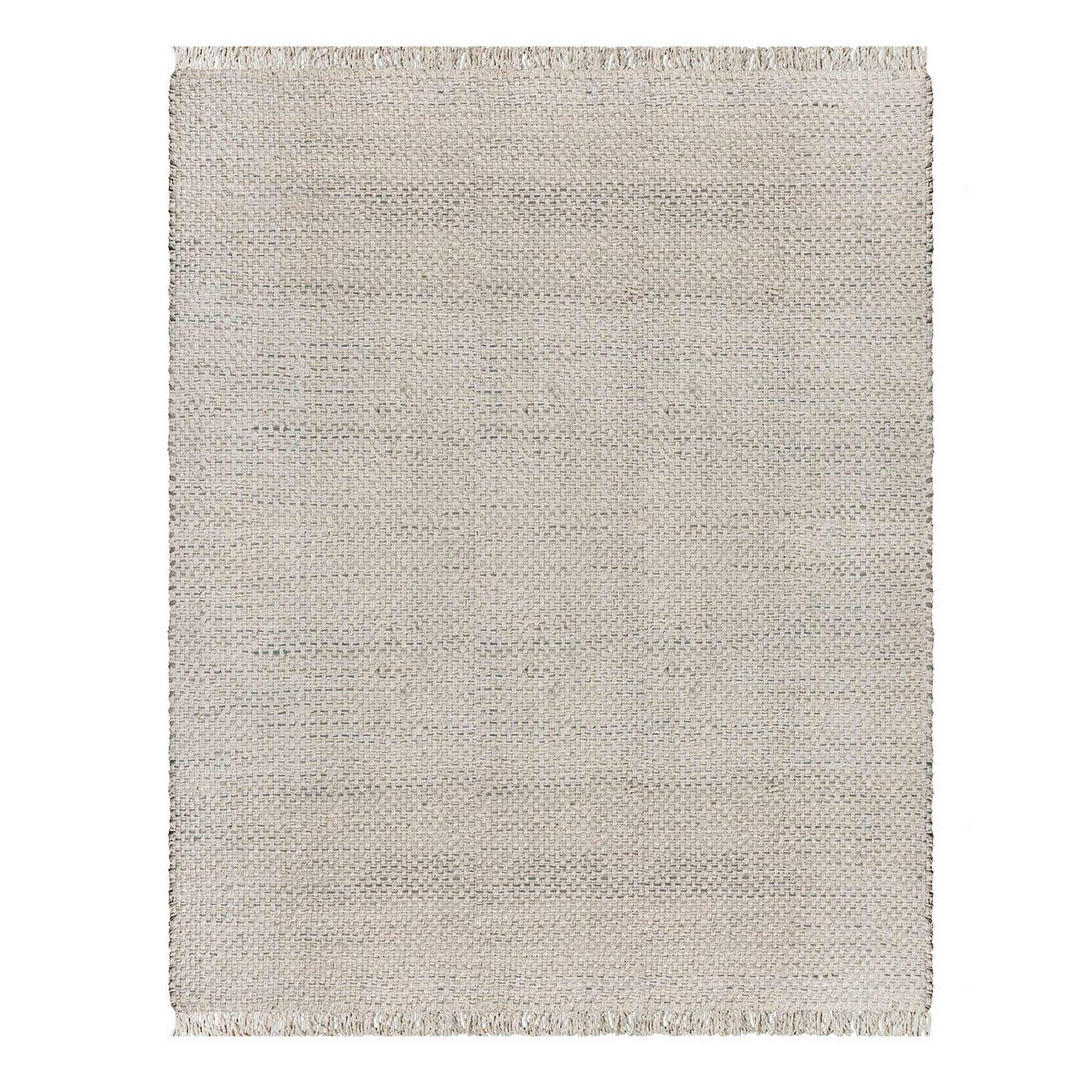 (B724) Ty Pennington Topher Neutral Flatweave Area Rug, 8x10