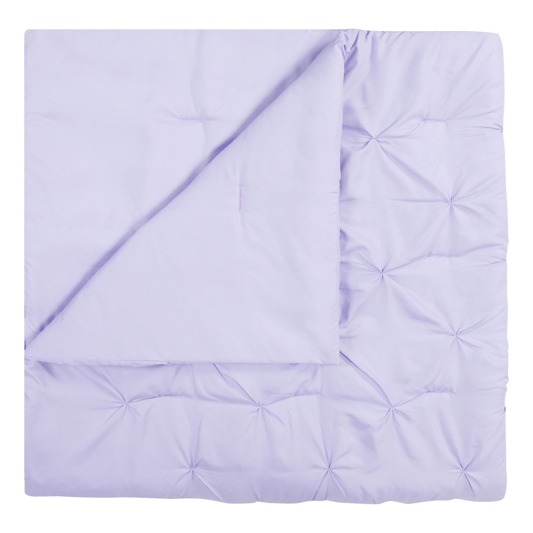 Tiny Dreamers 2-Piece Purple Pintuck Comforter Set, Twin