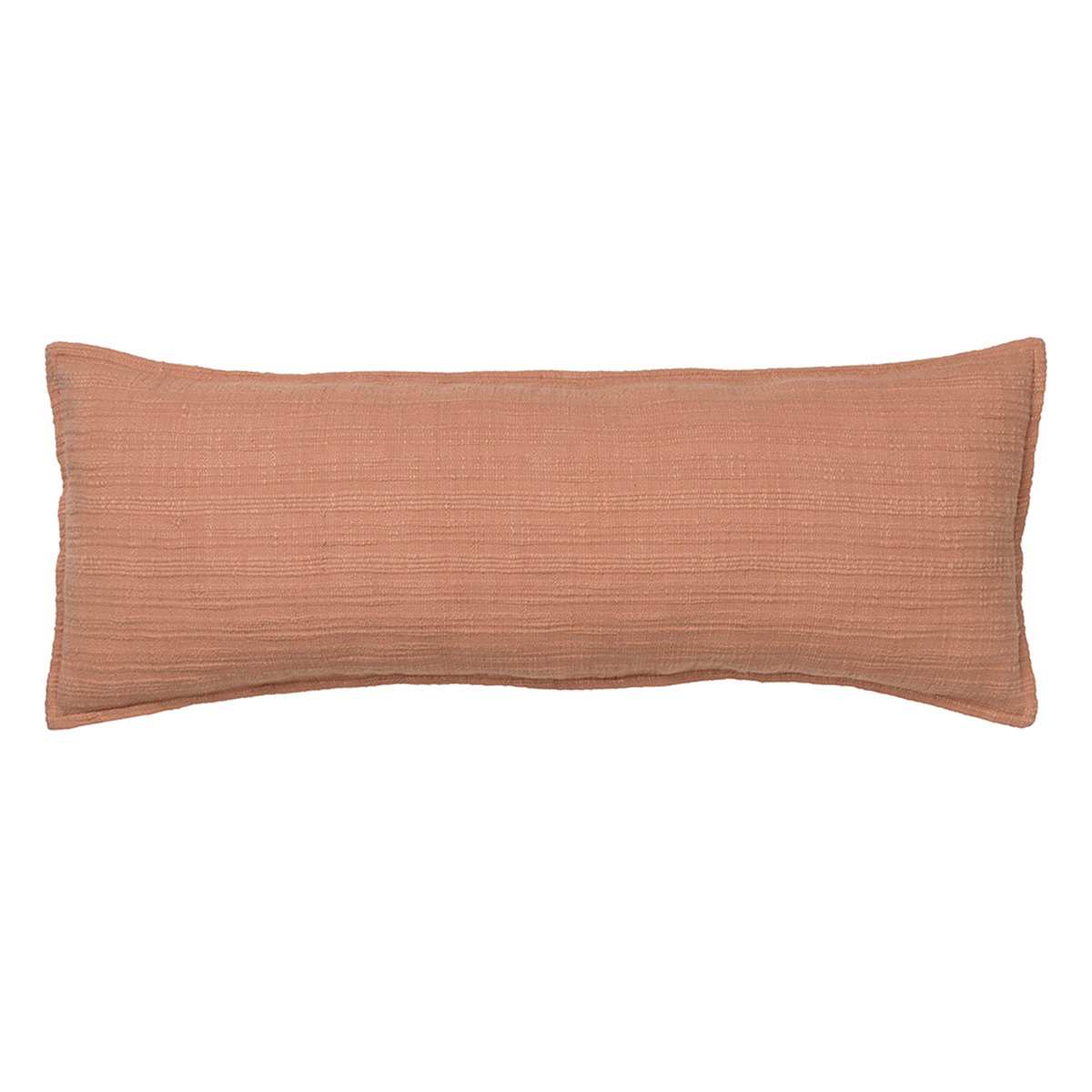 Honeybloom Pink Striped Slub Throw Pillow, 14x36