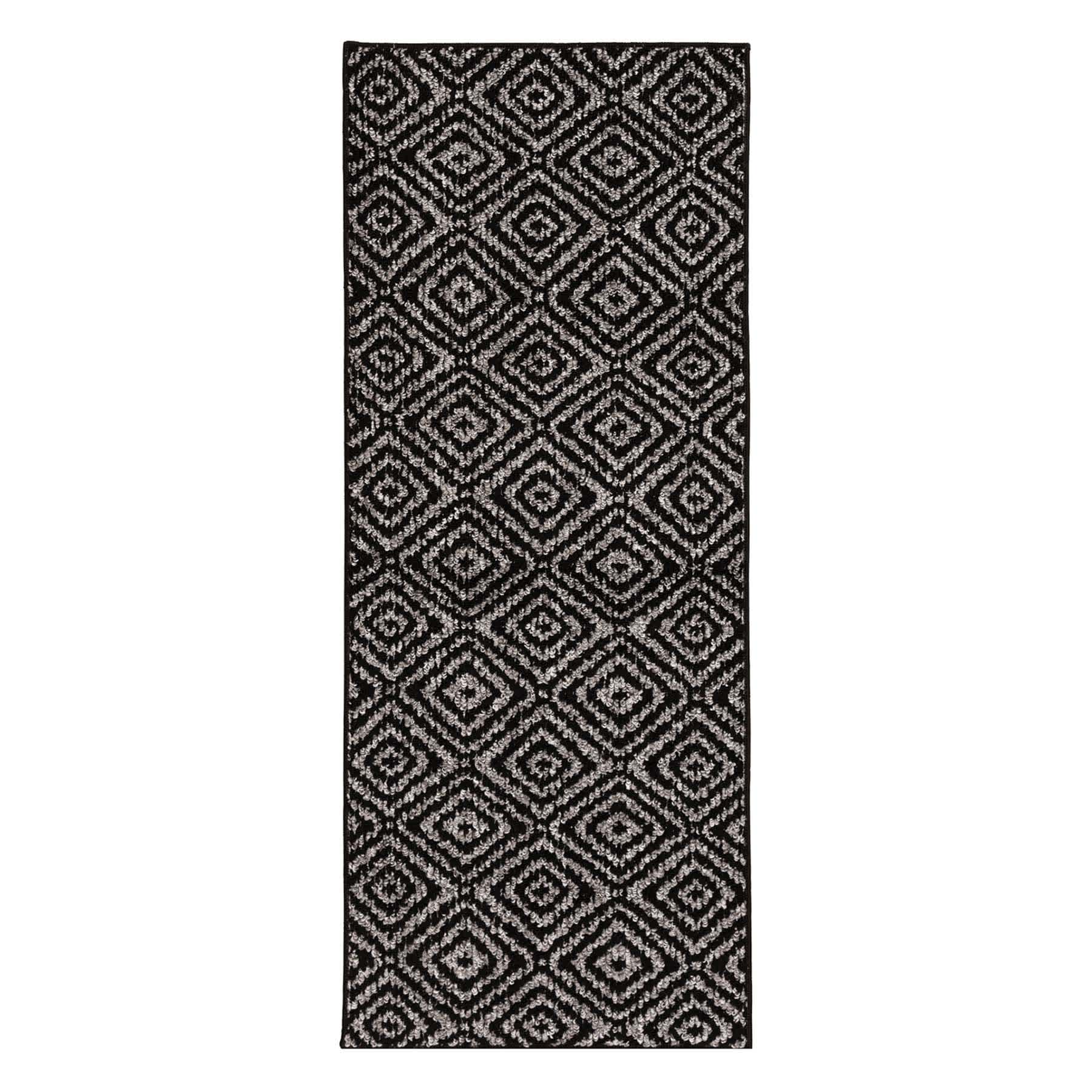 Dark & Light Grey Classic Loop Accord Runner, 2x5