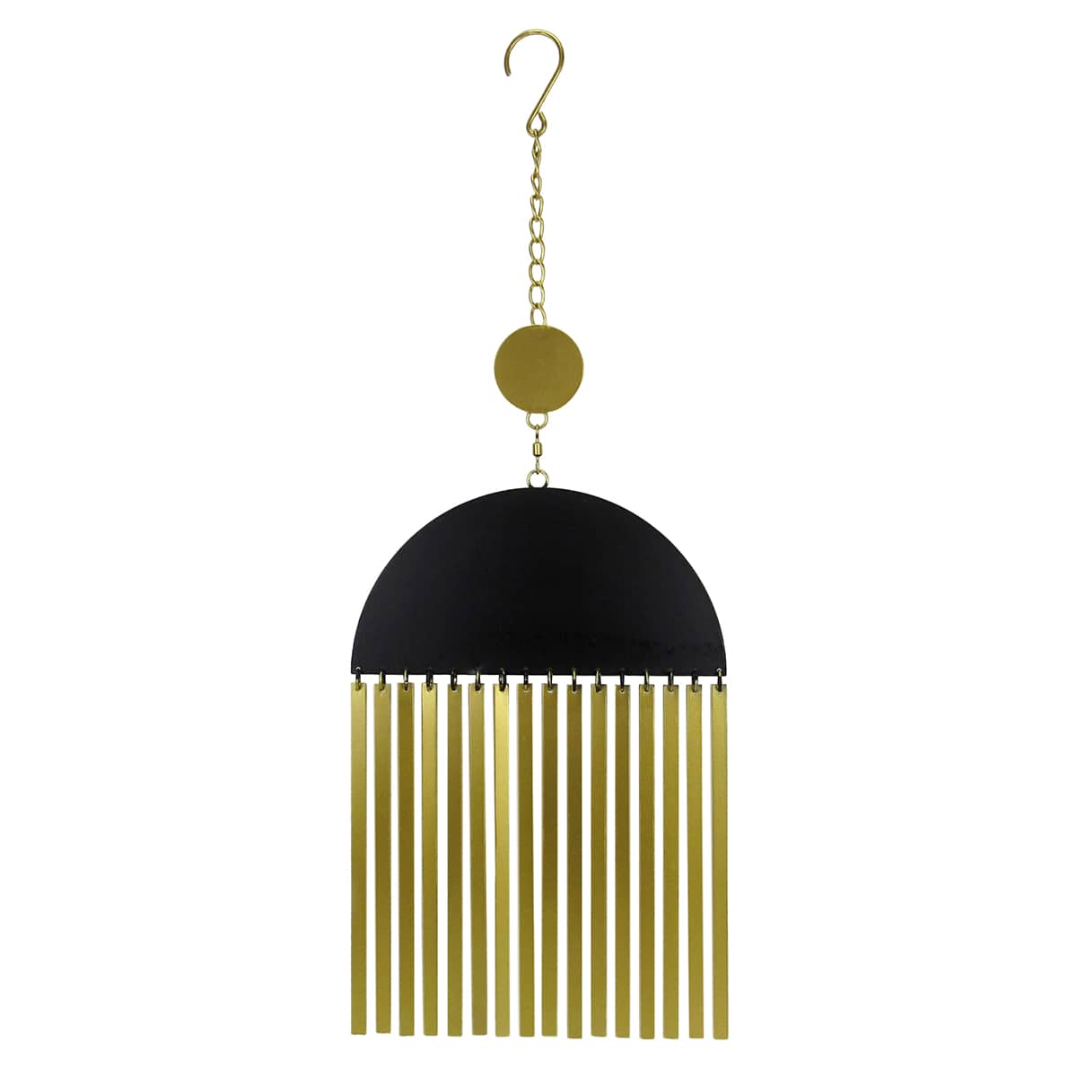 Crosby St. Metal Black & Gold Suncatcher, 19"
