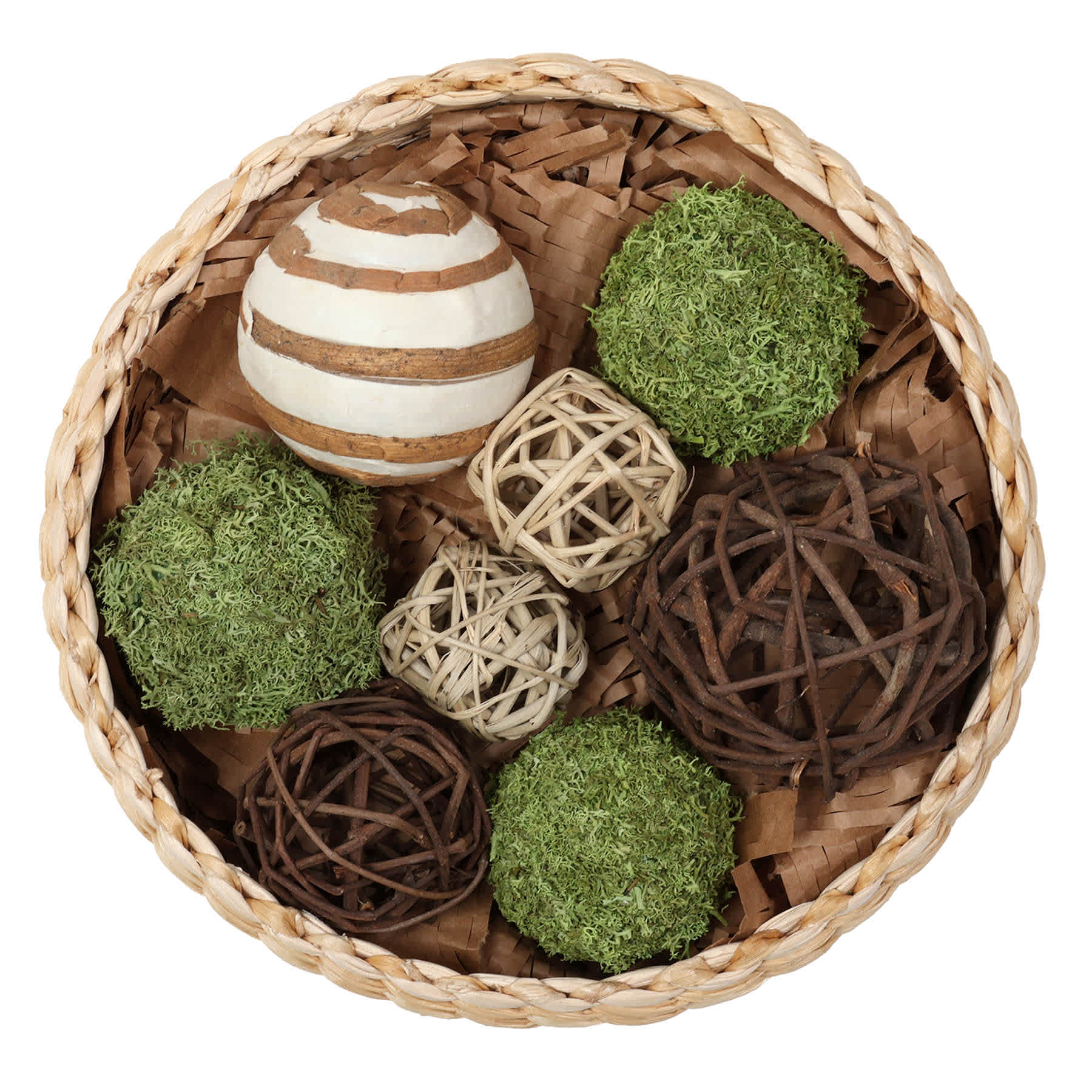 Moss Filler with Banana Fiber Basket