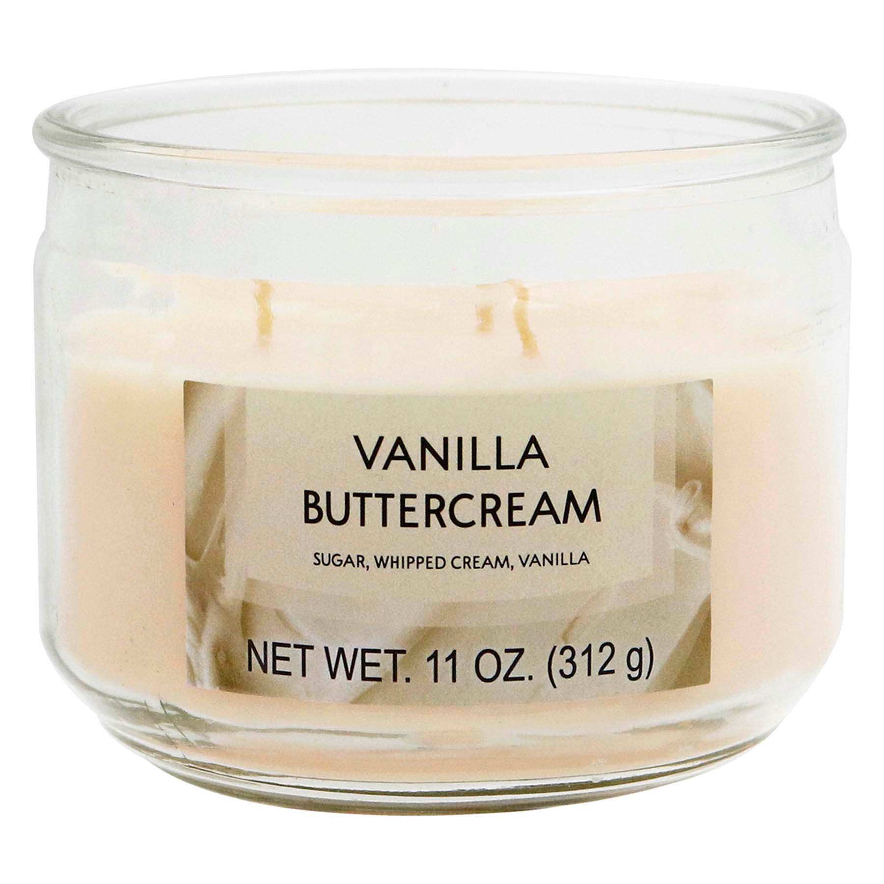Vanilla Buttercream Scented Jar Candle, 11oz