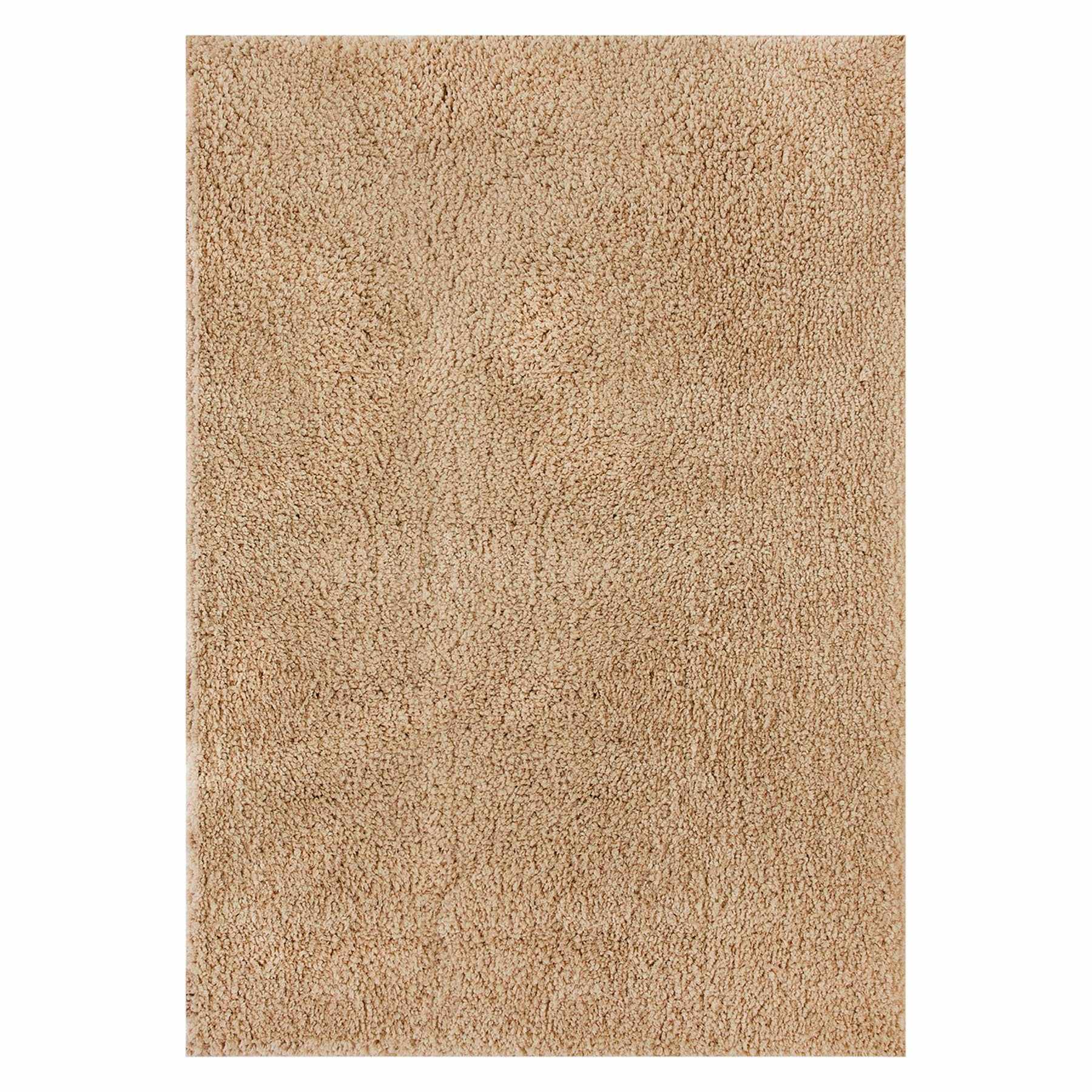 (C205) Kodiak Neutral Shag Area Rug, 5x7