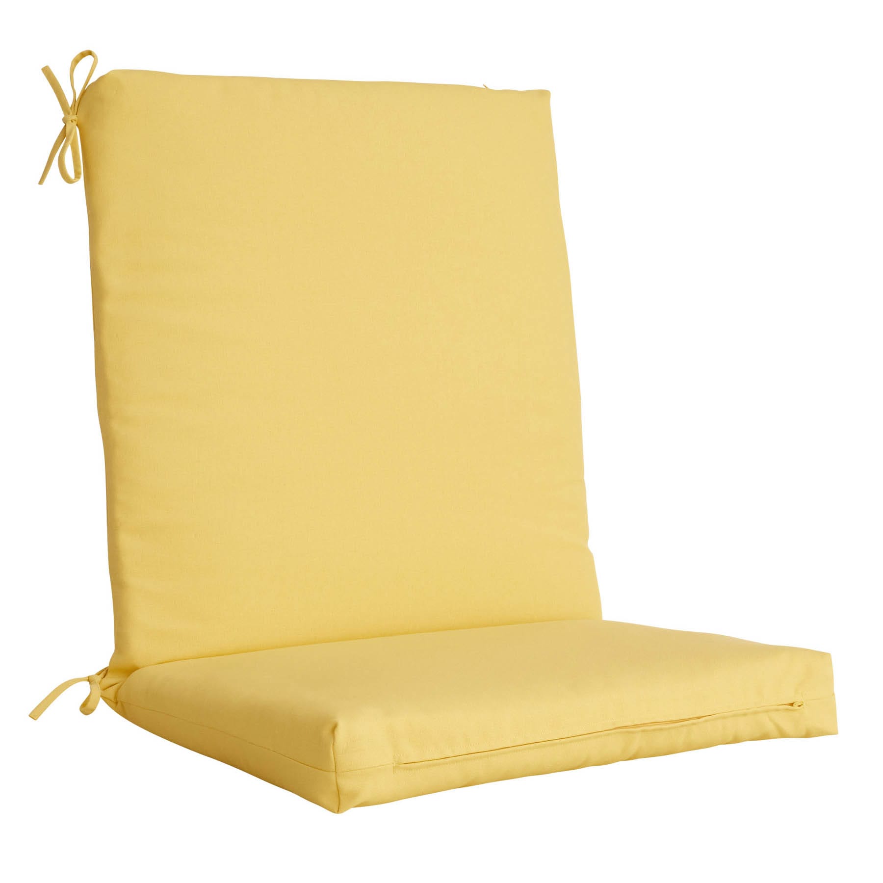Butter Canvas Hinged Outdoor Cushion