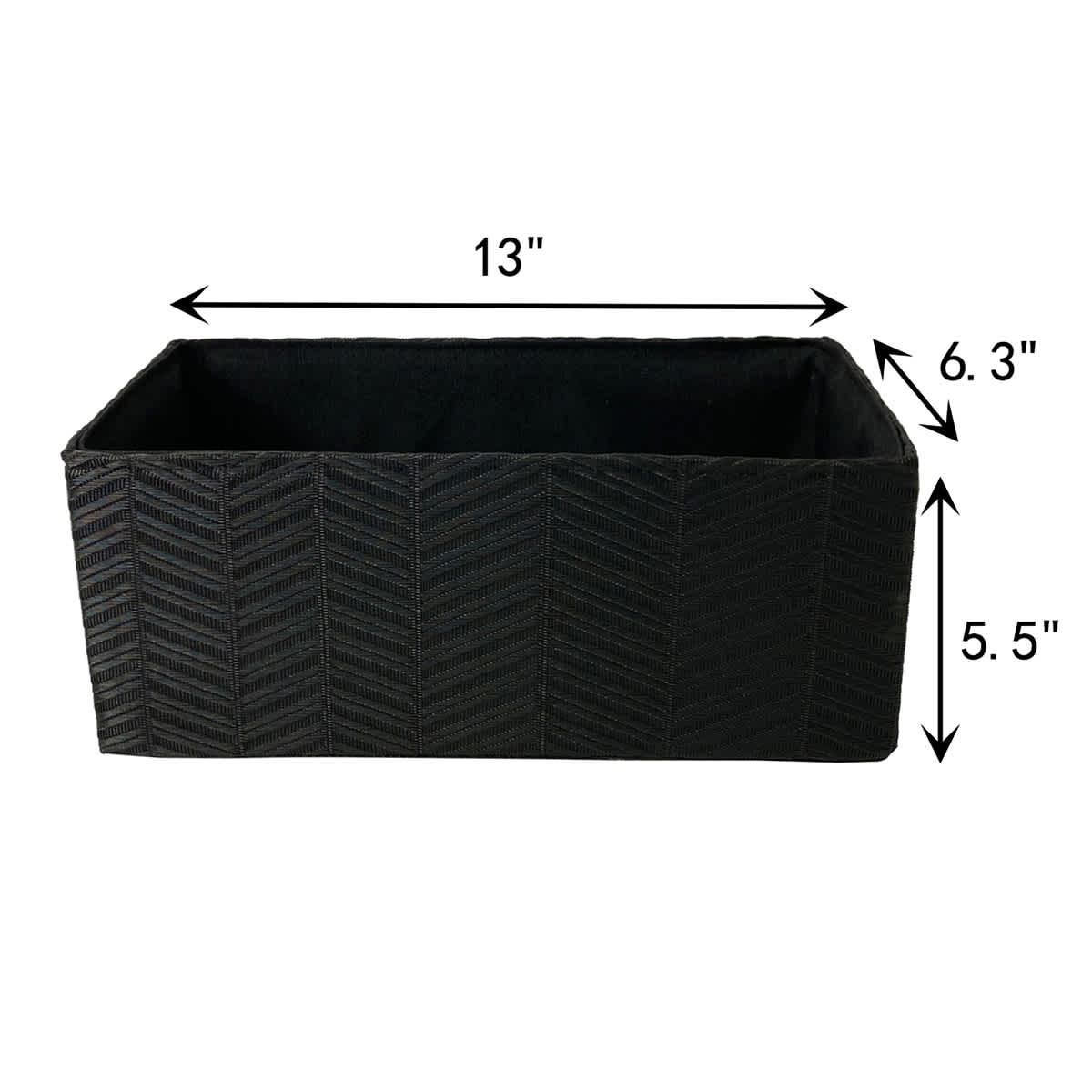 Storage Basket S Black