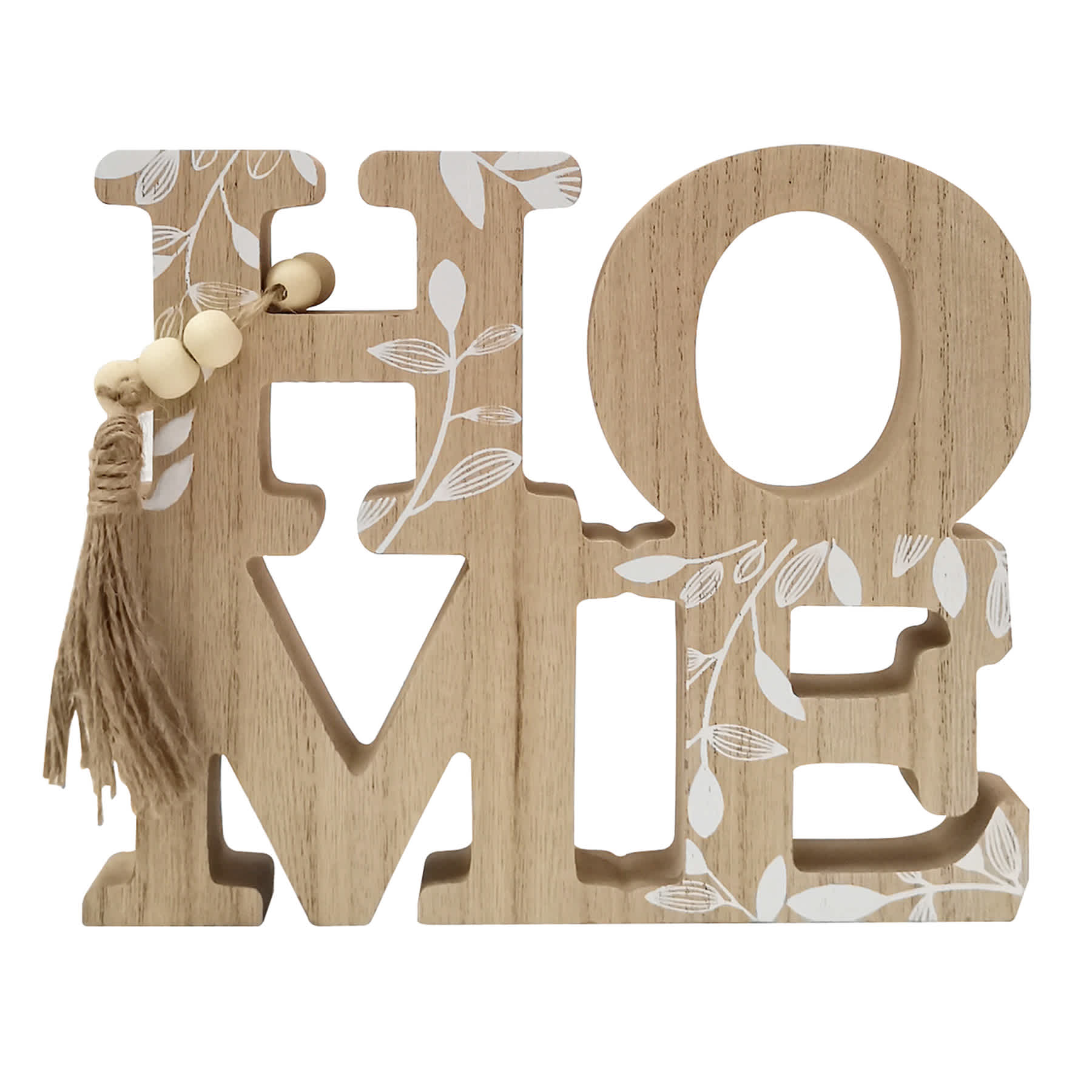 Home Stacked Wood Sign, 7x8