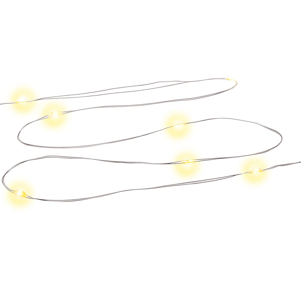 White Silver Wire String Lights