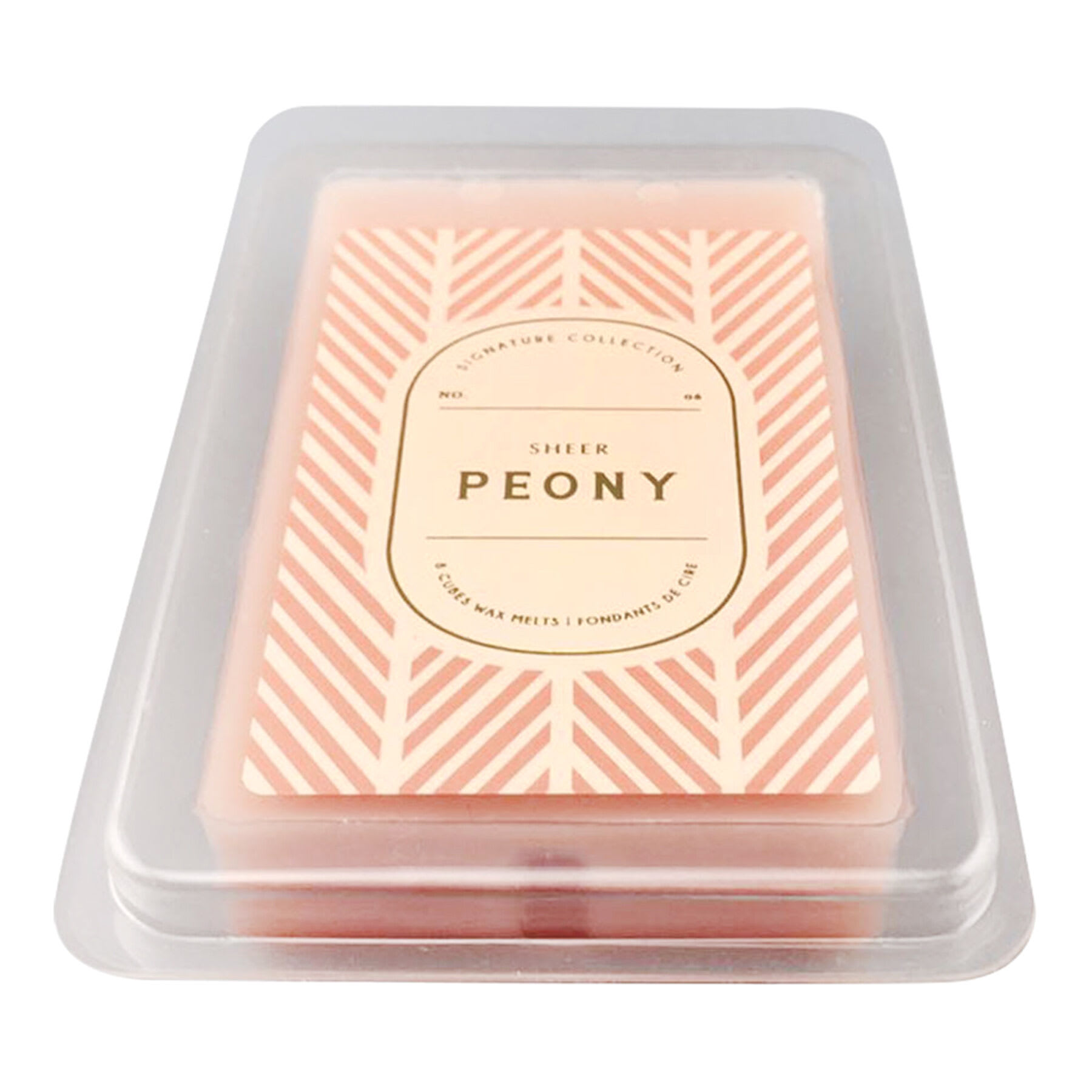 8-Cube Sheer Peony Scented Wax Melts