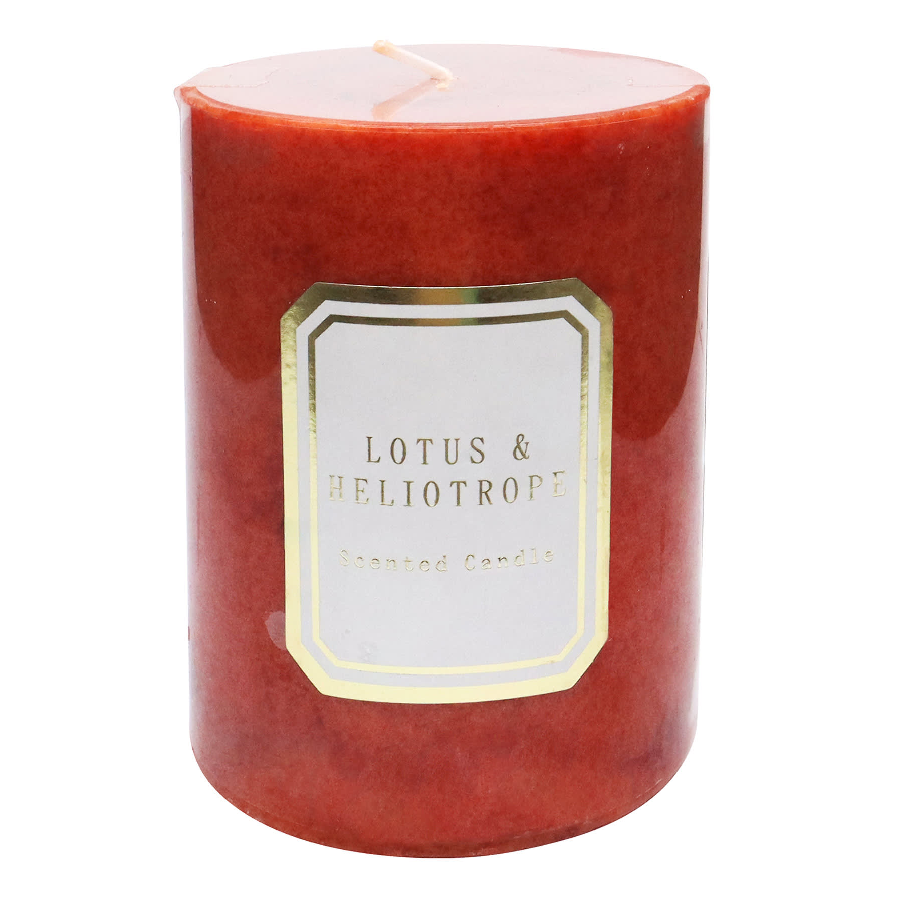 Providence Lotus & Heliotrope Scented Pillar Candle, 3x4